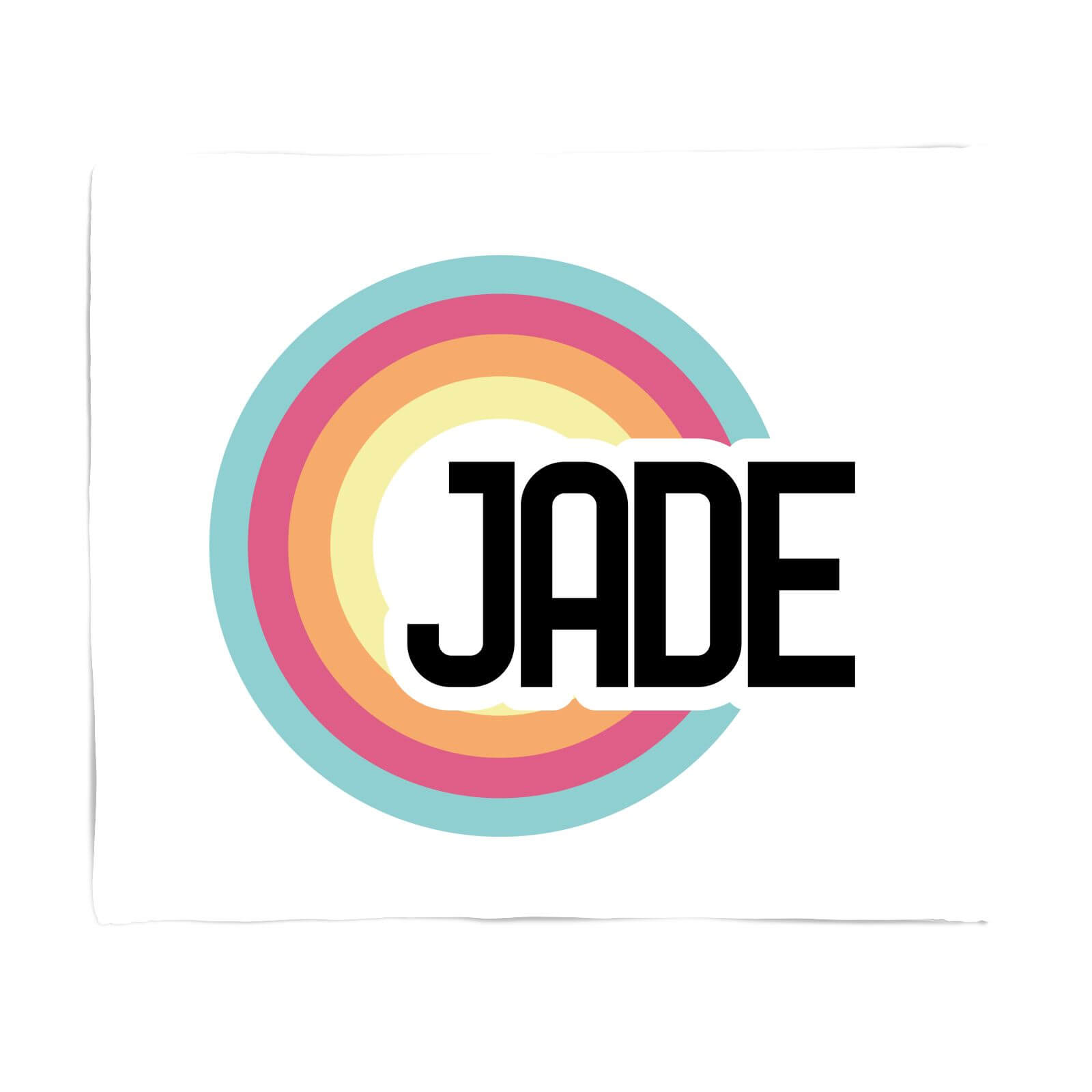 Jade Rainbow Fleece Blanket - S