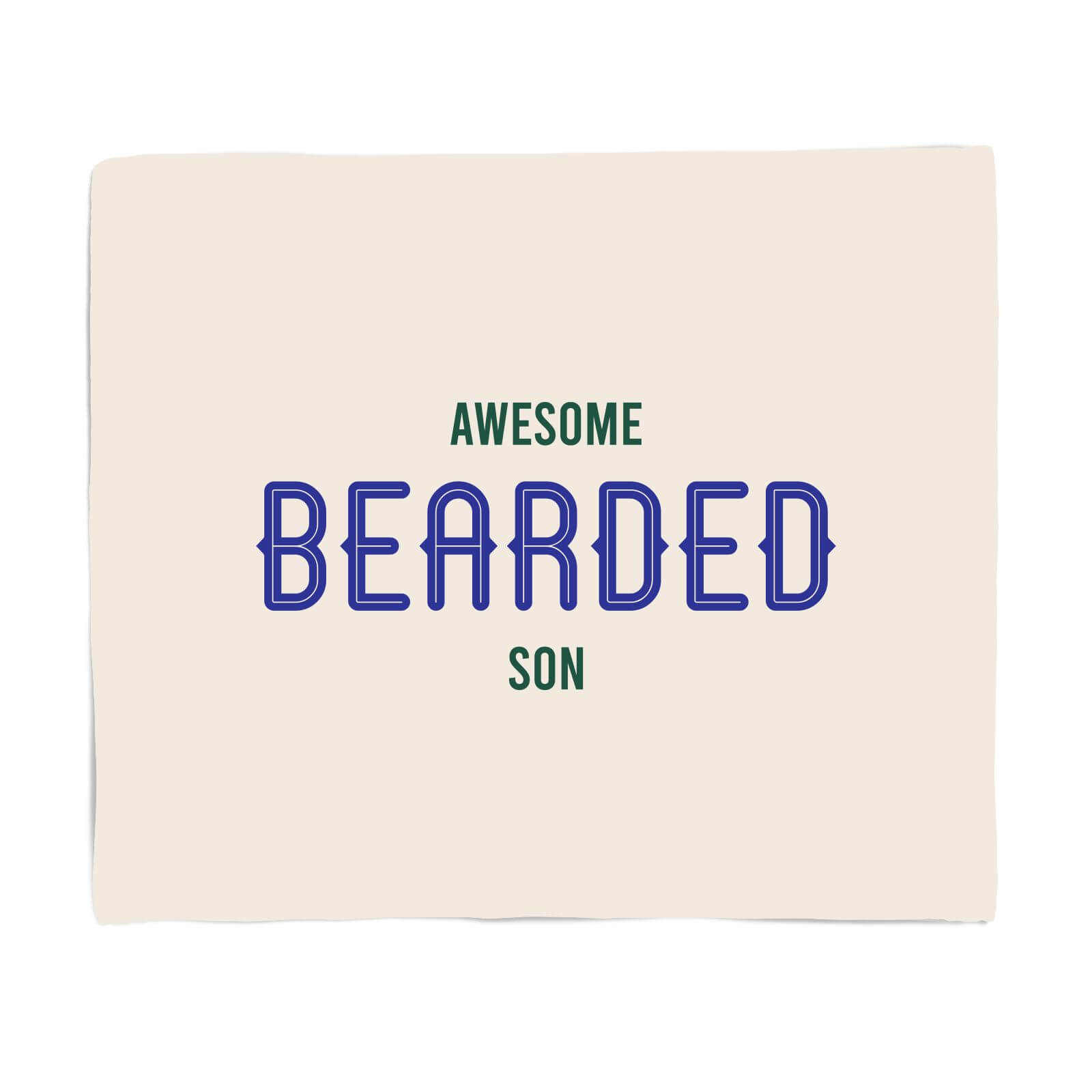 Awesome Bearded Son Fleece Blanket - S