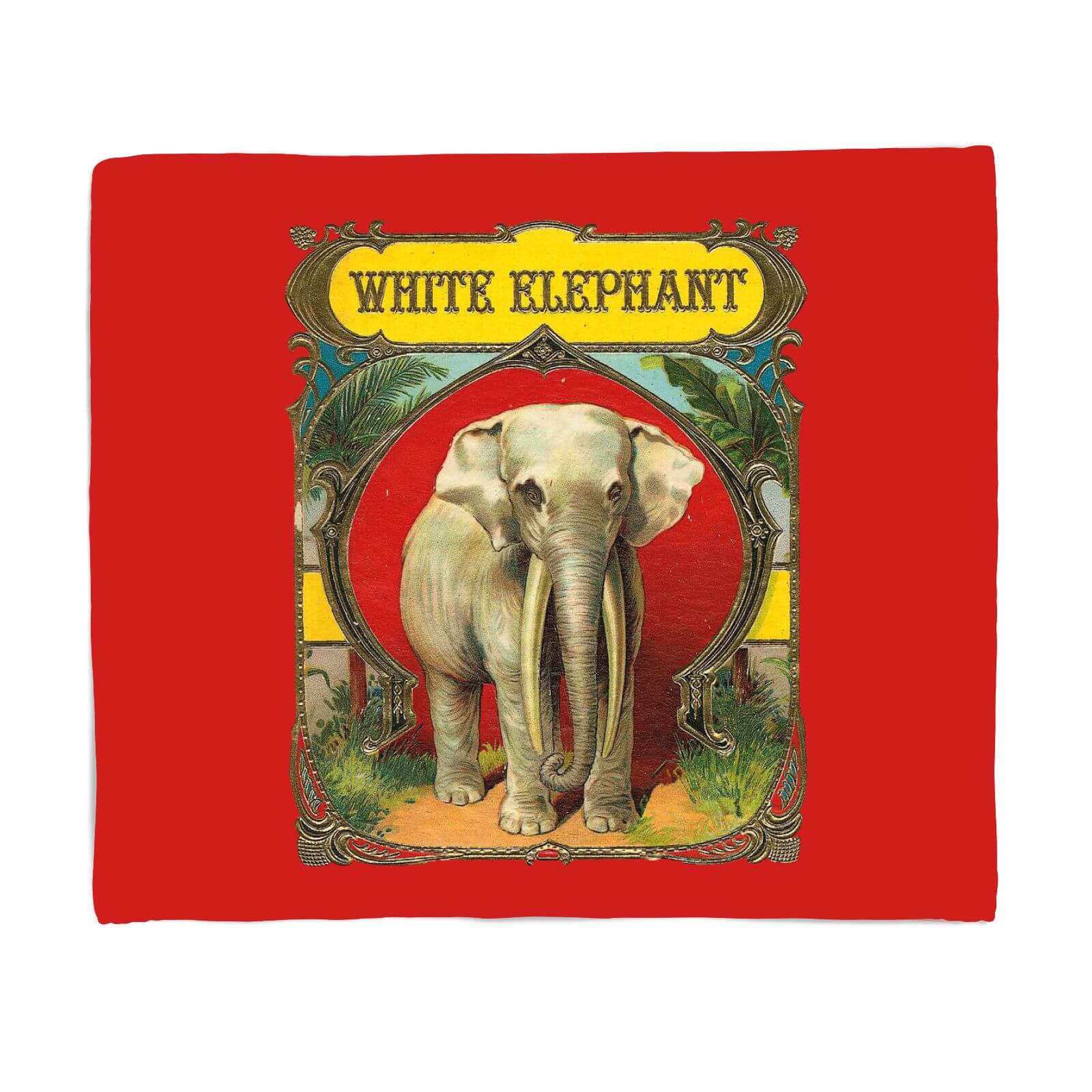 White Elephant Fleece Blanket - S