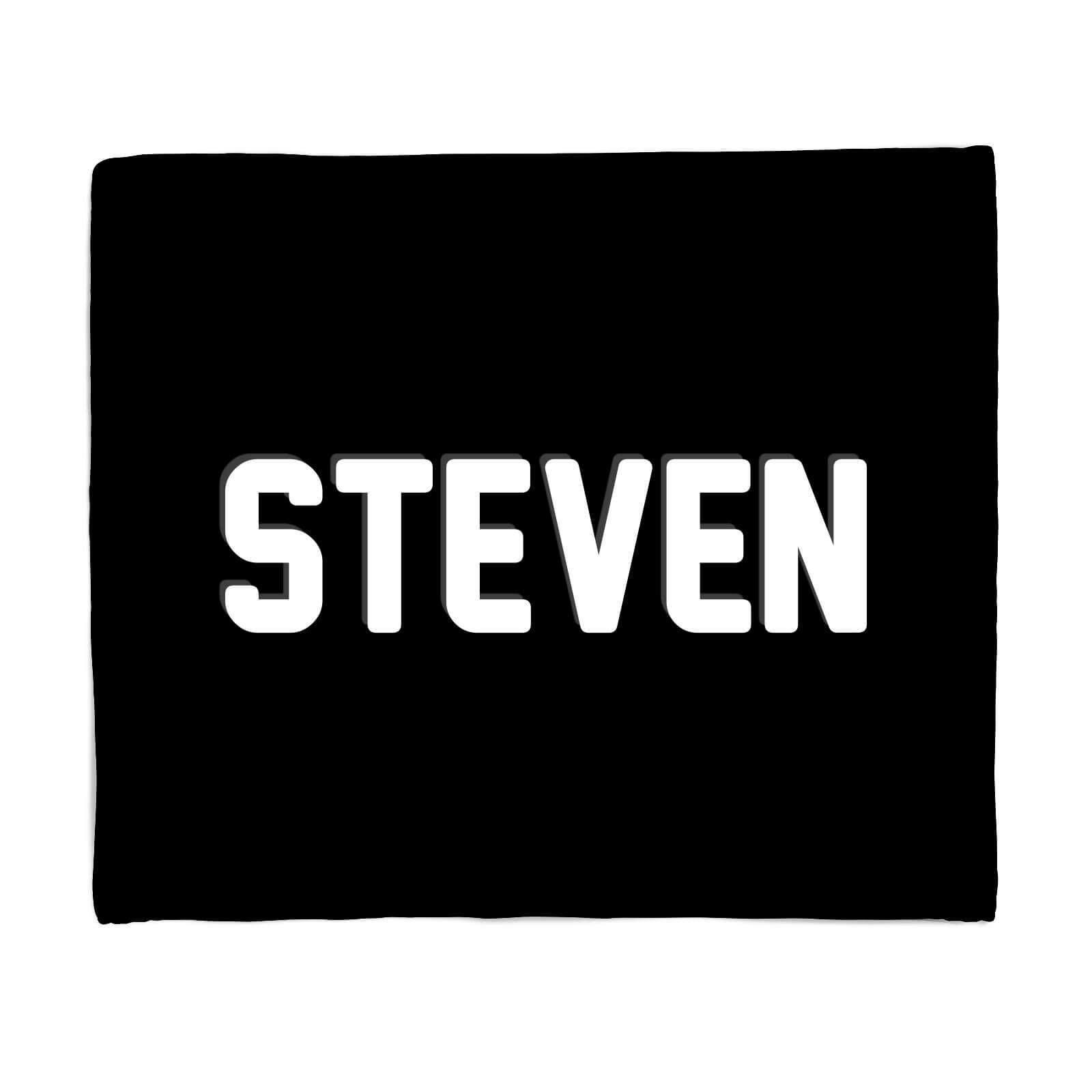 Embossed Steven Fleece Blanket - S