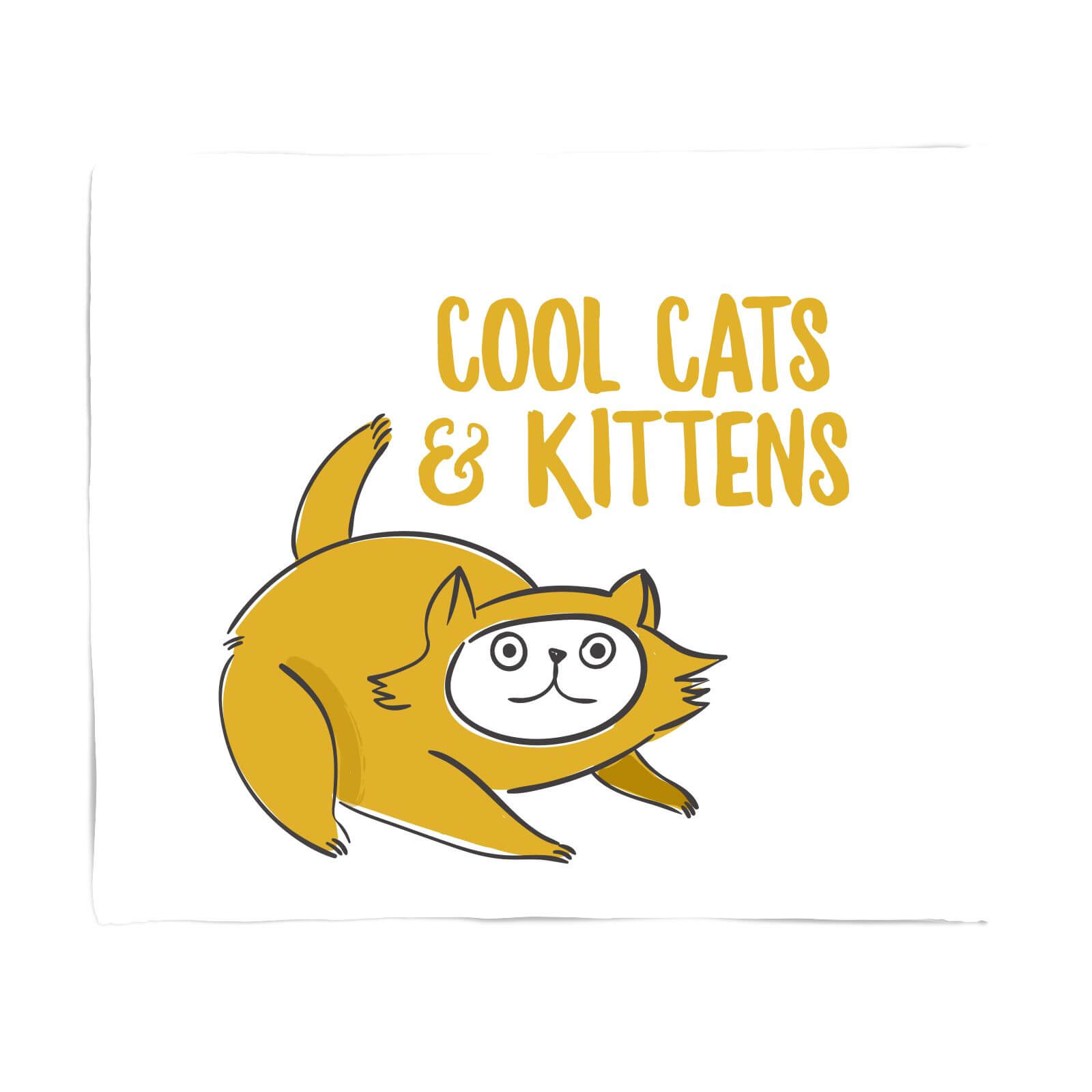 Cool Cats And Kittens Fleece Blanket - S