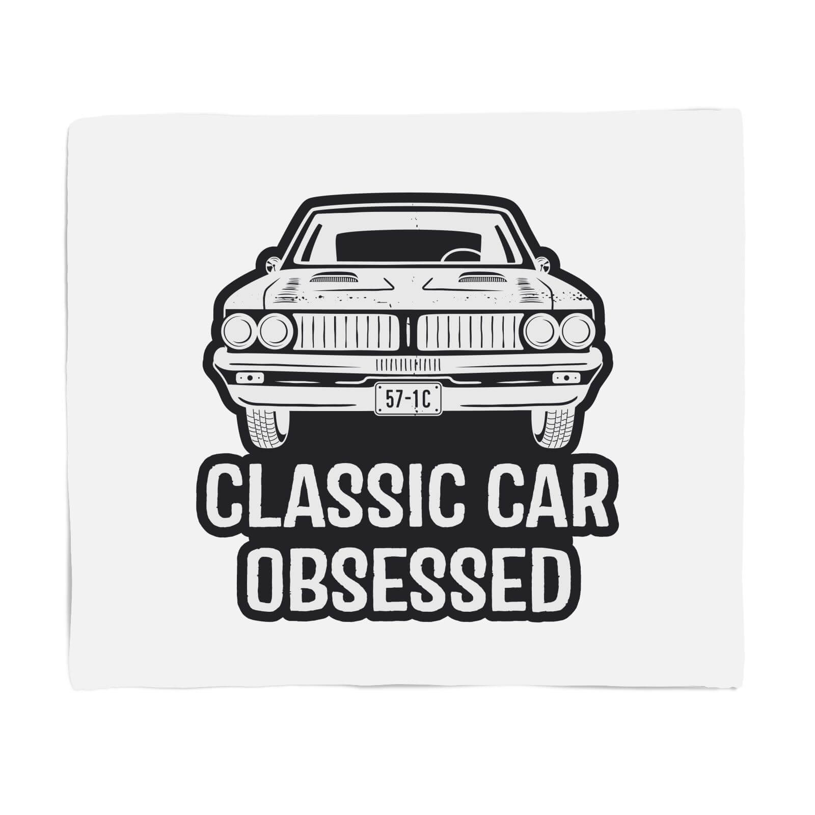 Classic Car Obsessed Fleece Blanket - S