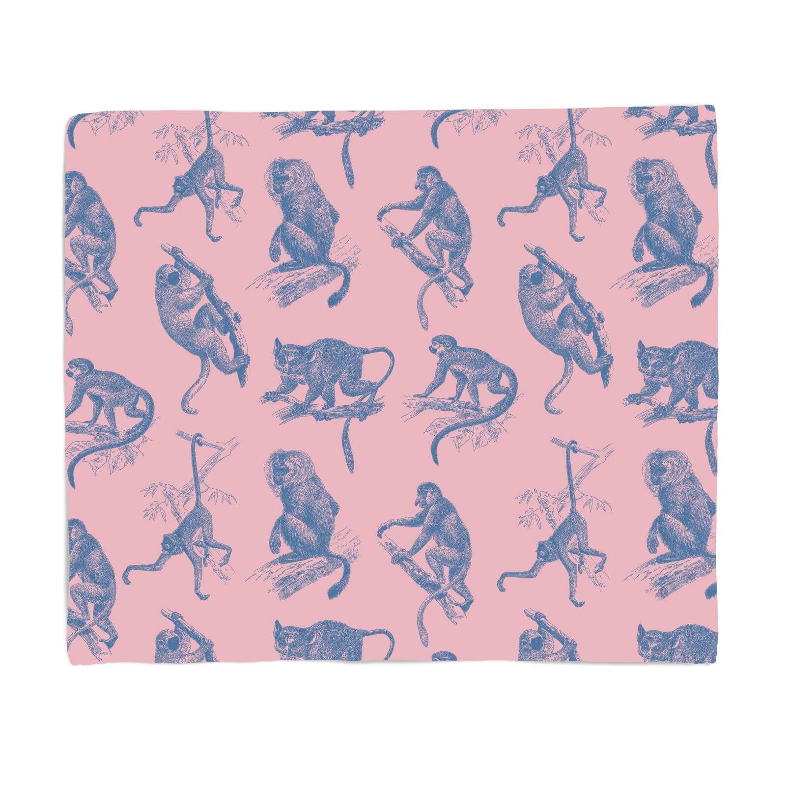 Monkeys Fleece Blanket - S