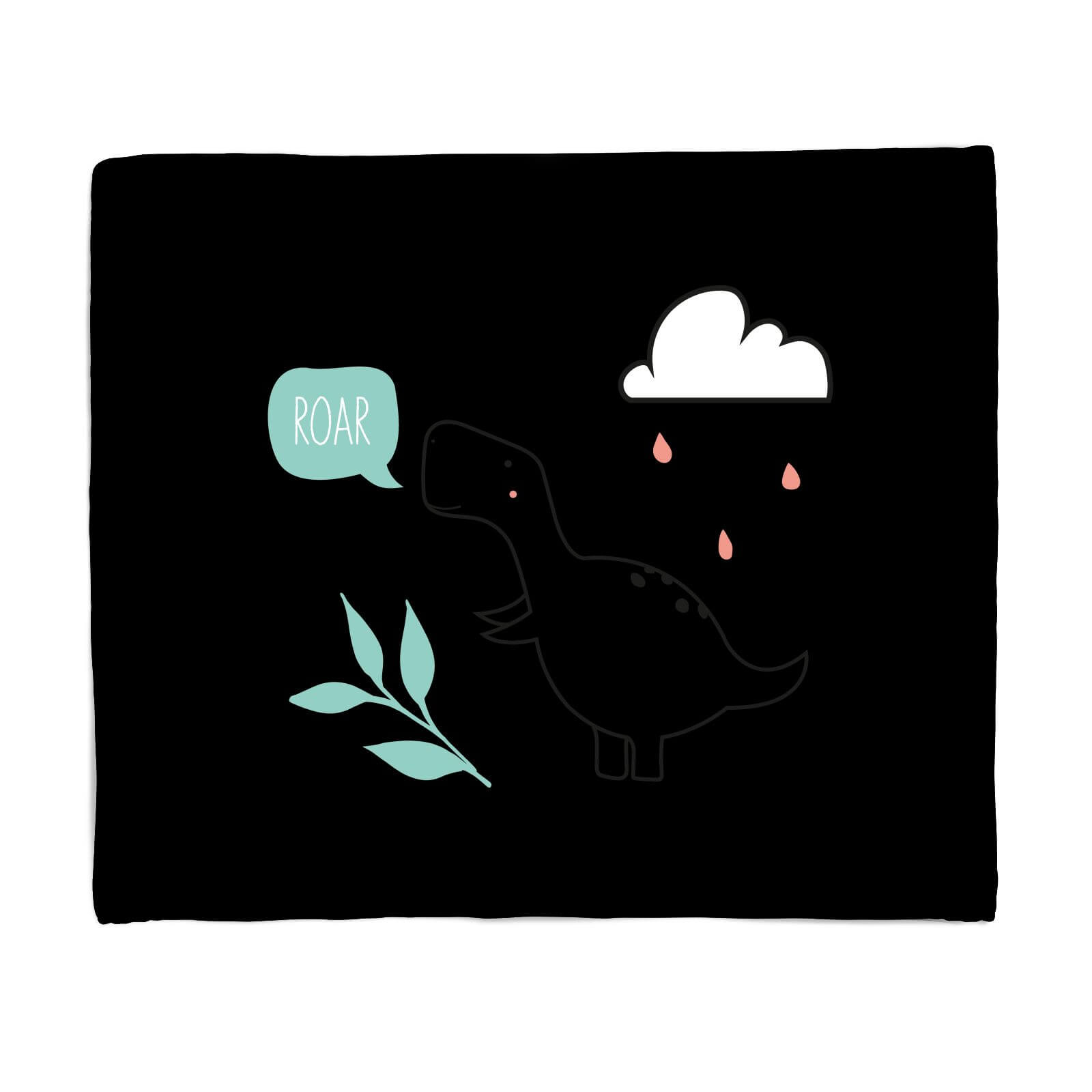 Roar Pastel Dino Fleece Blanket - S