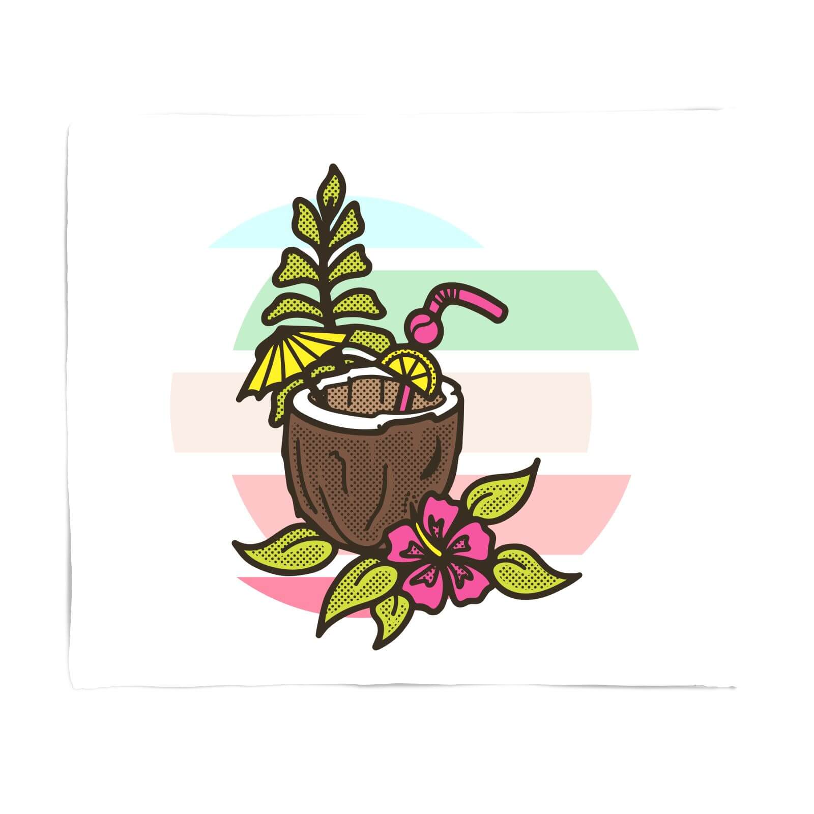 Pina Colada Fleece Blanket - S