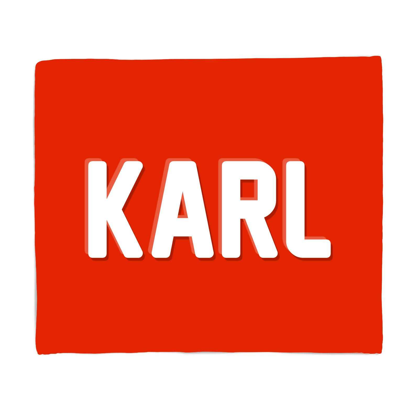 Embossed Karl Fleece Blanket - S