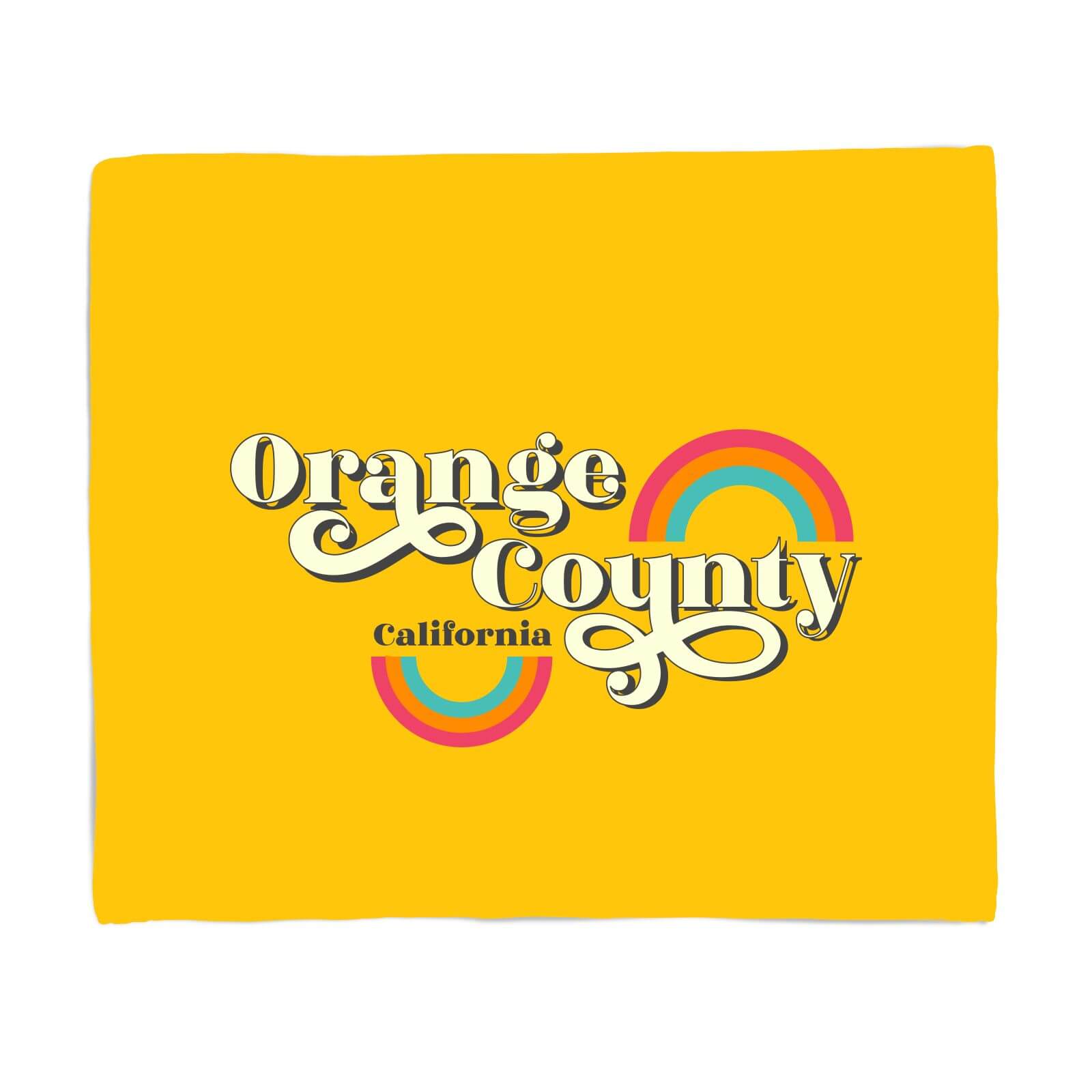 Orange County Fleece Blanket - S