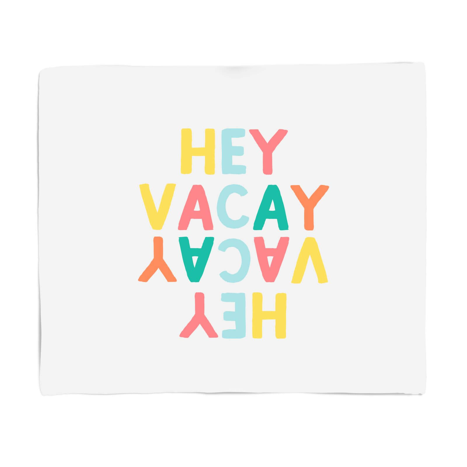 Hey Vacay Fleece Blanket - S