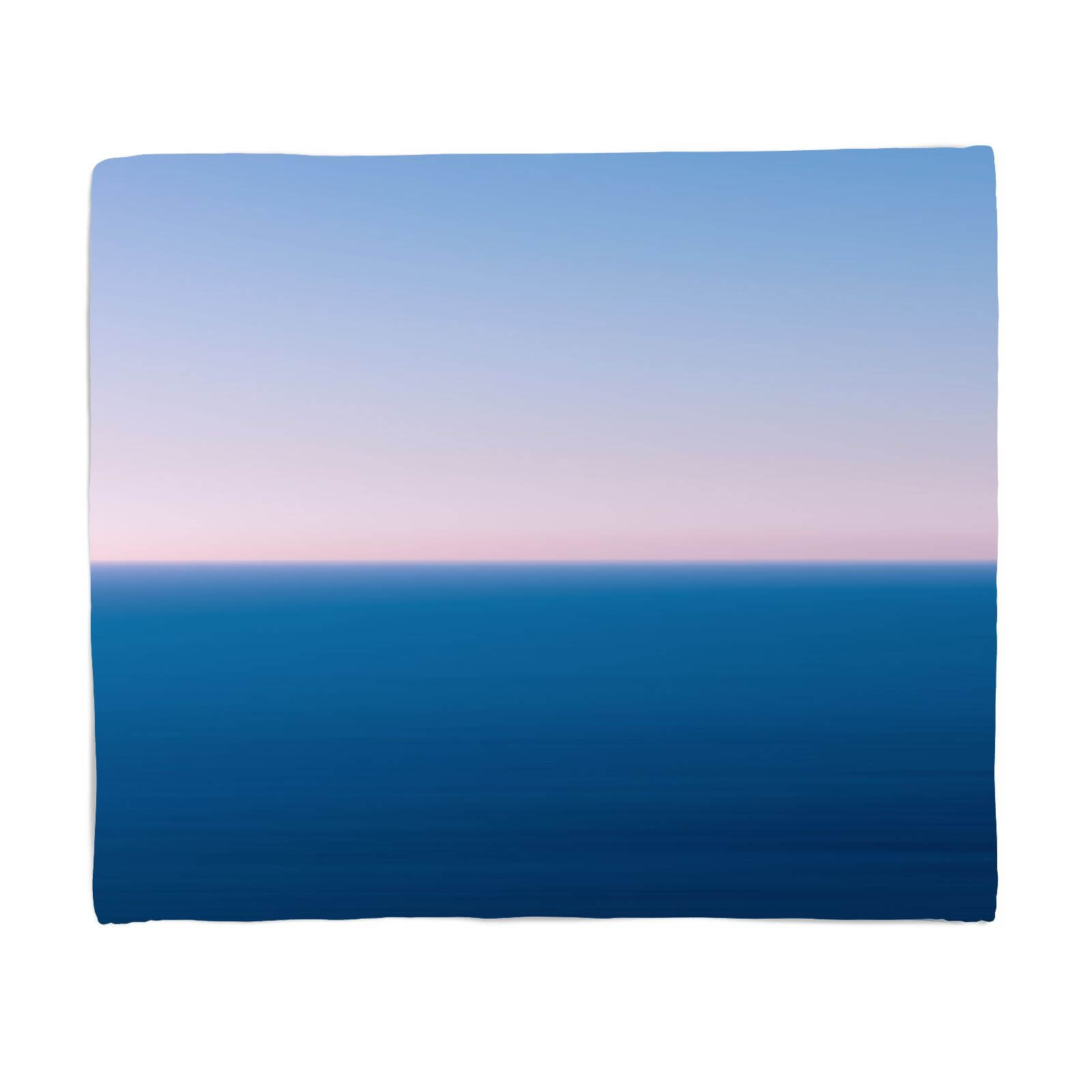 Sunset Cool Tones Fleece Blanket - S