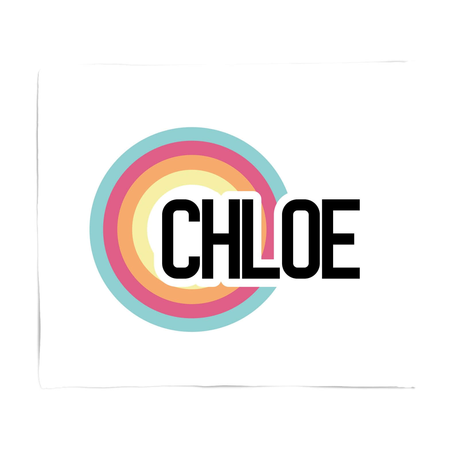 Chloe Rainbow Fleece Blanket - S