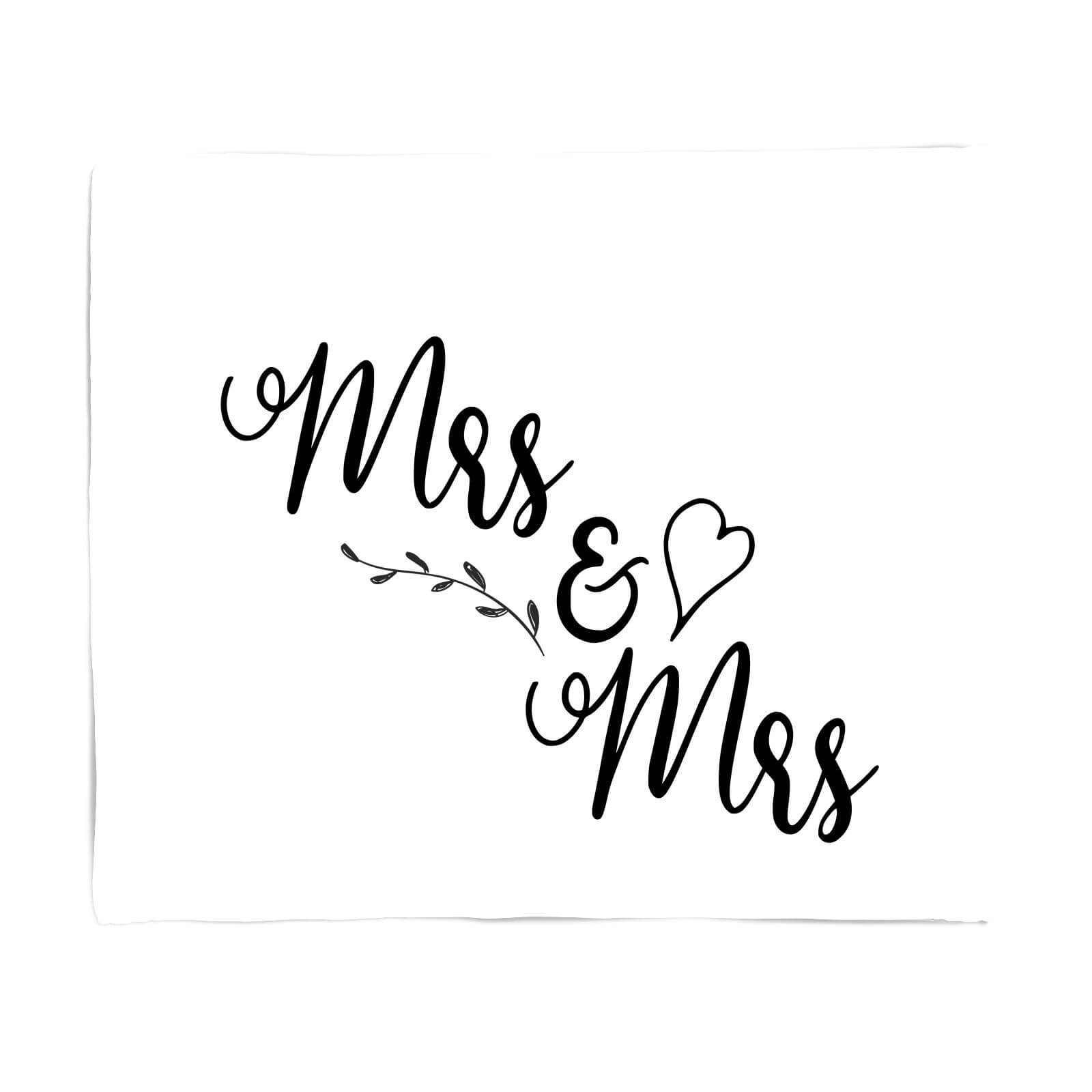 Mrs & Mrs Fleece Blanket - S
