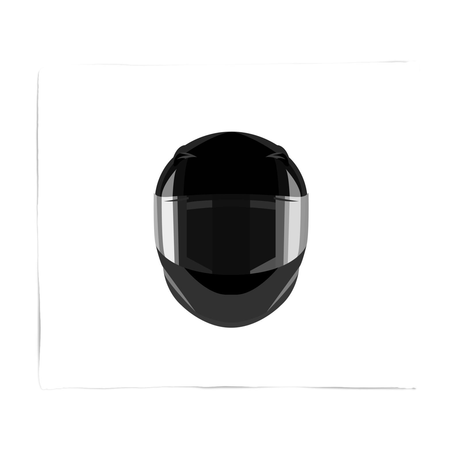 Motorbike Helmet Fleece Blanket - S