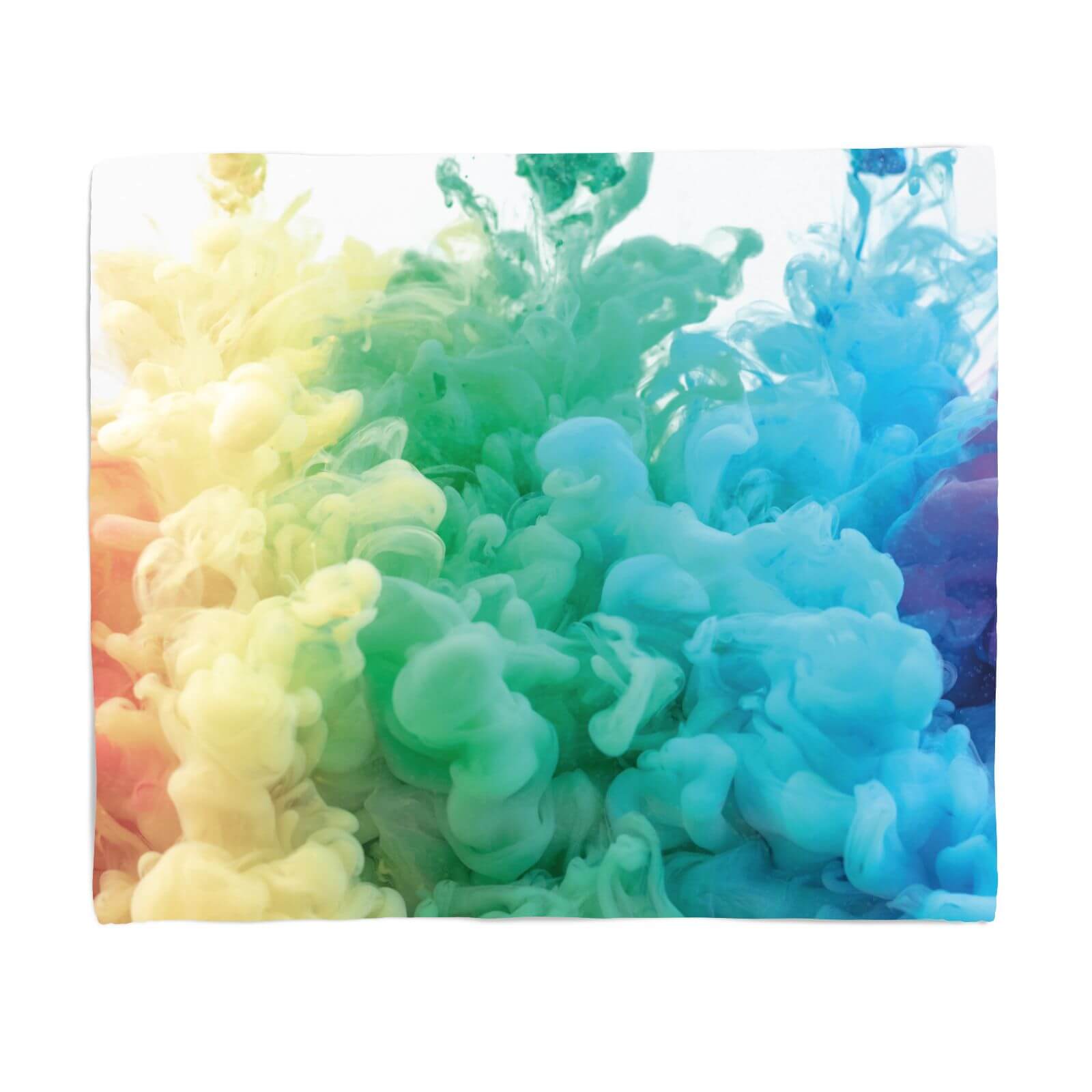 Rainbow Smoke Fleece Blanket - S
