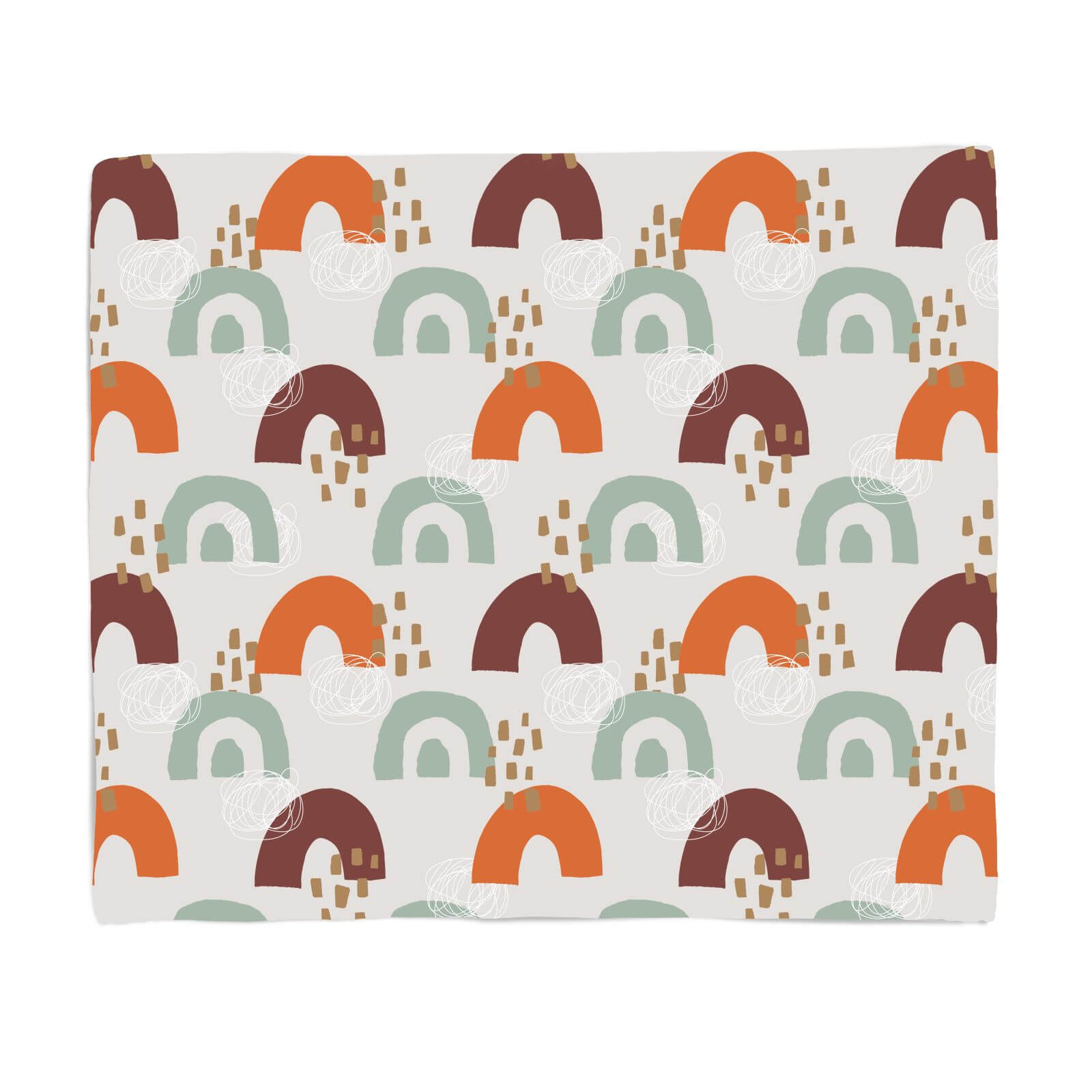 Abstract Shapes Fleece Blanket - S