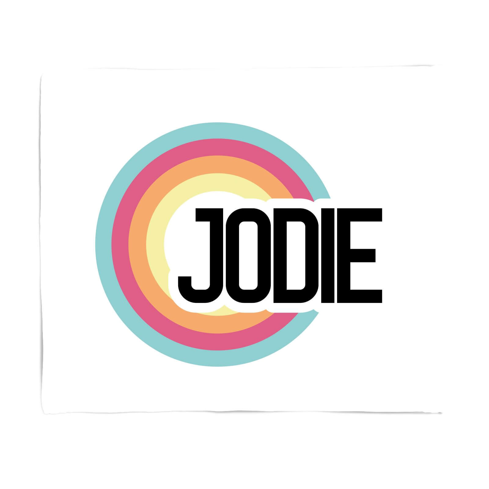 Jodie Rainbow Fleece Blanket - S