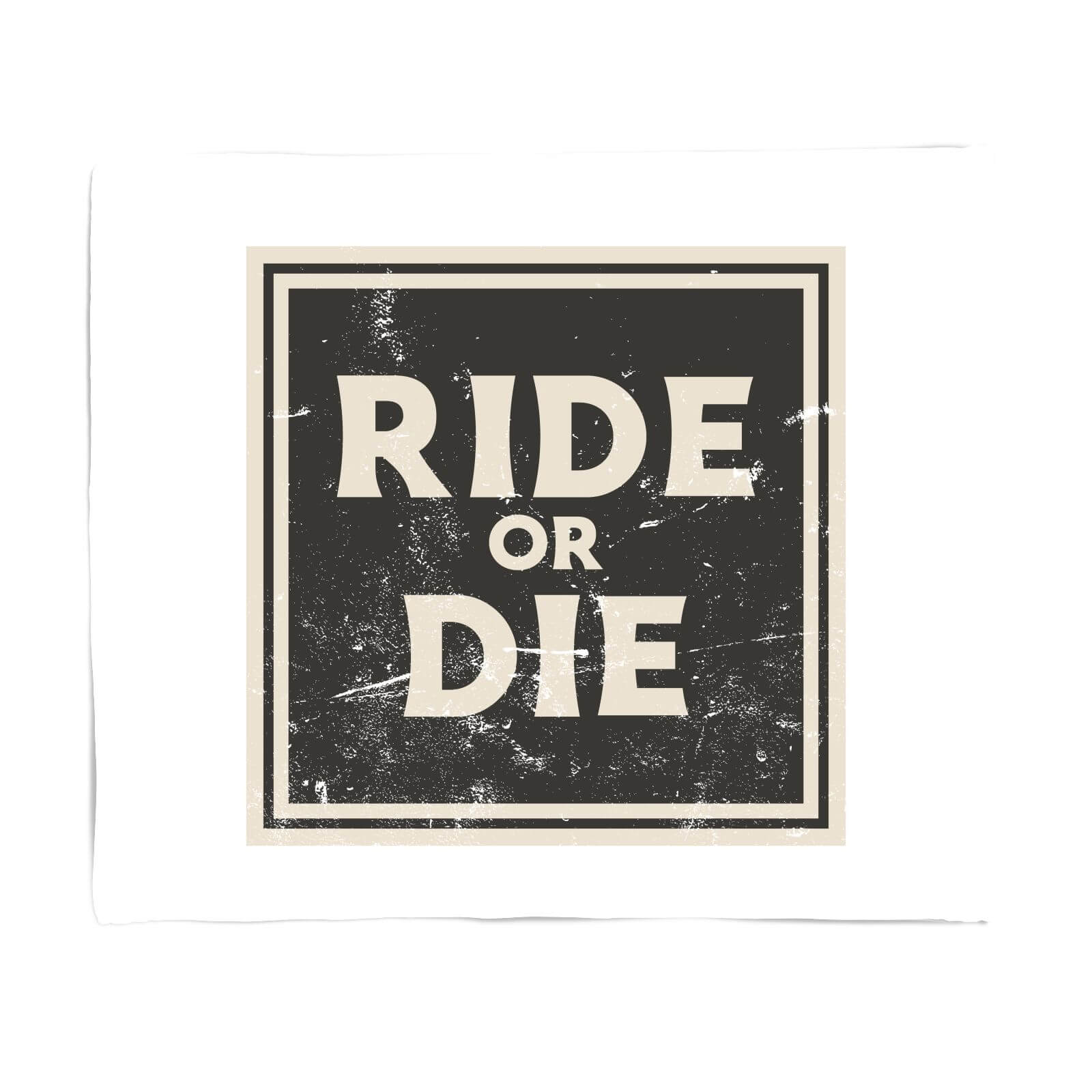 Ride Or Die Fleece Blanket - S