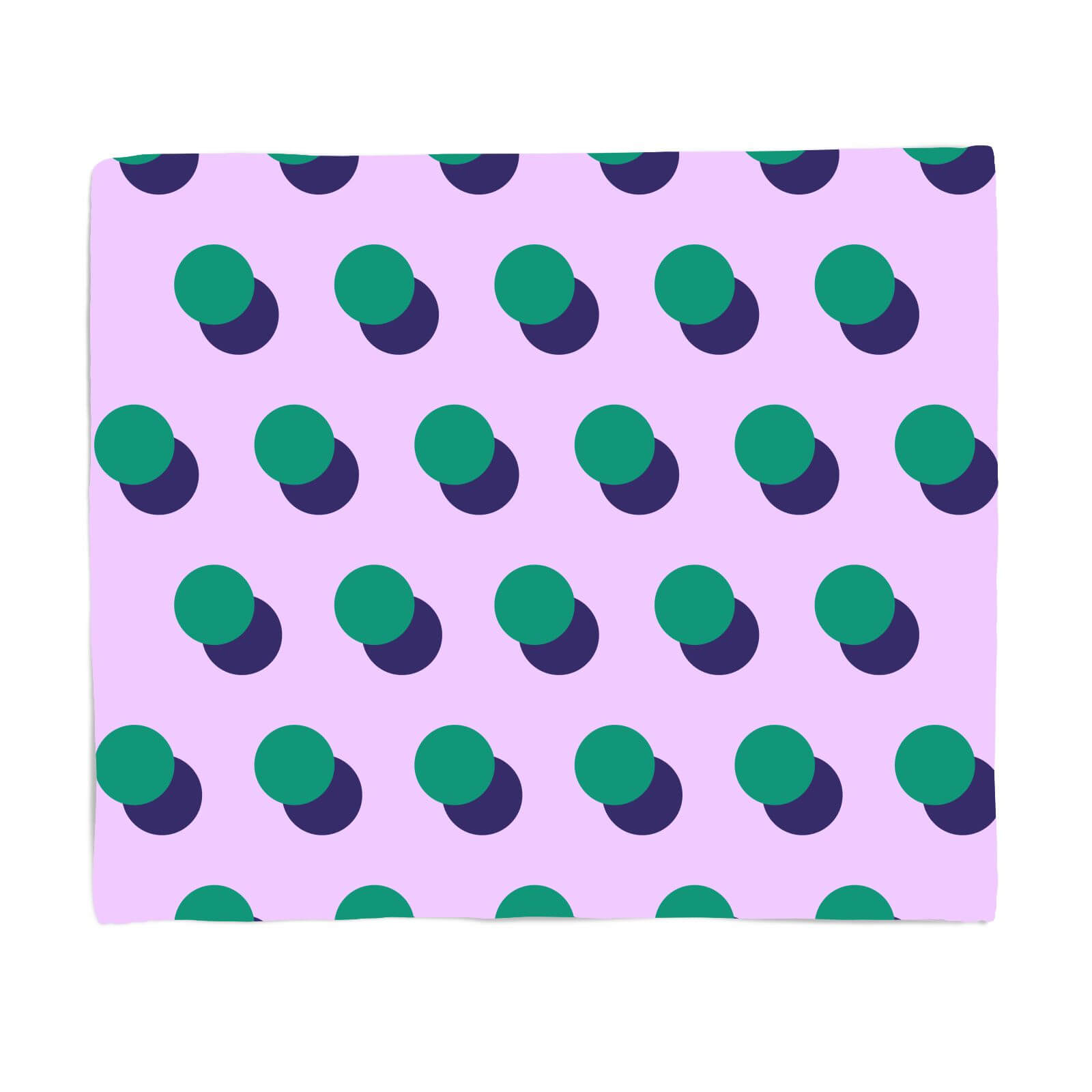 Shadowed Circles Fleece Blanket - S