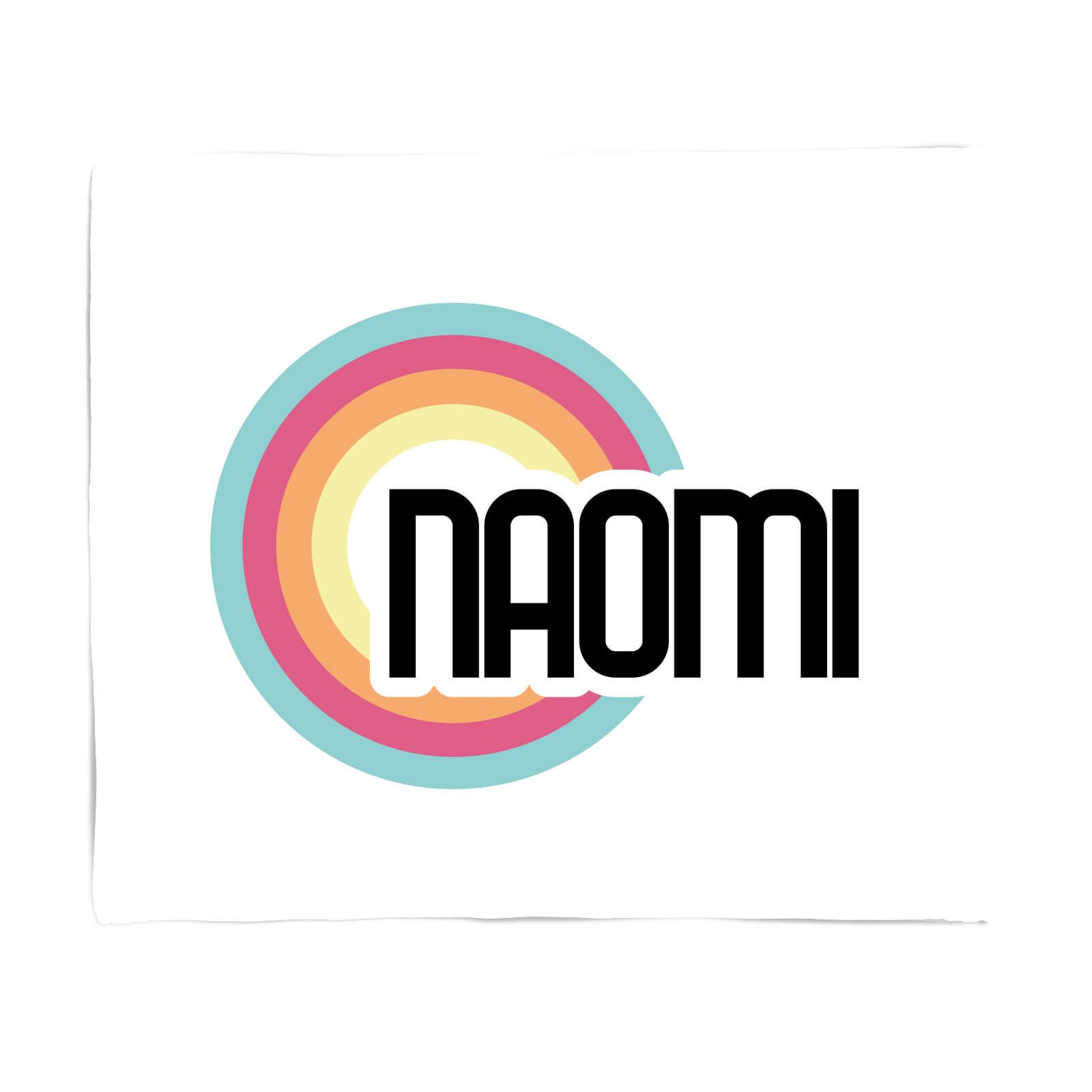 Naomi Rainbow Fleece Blanket - S