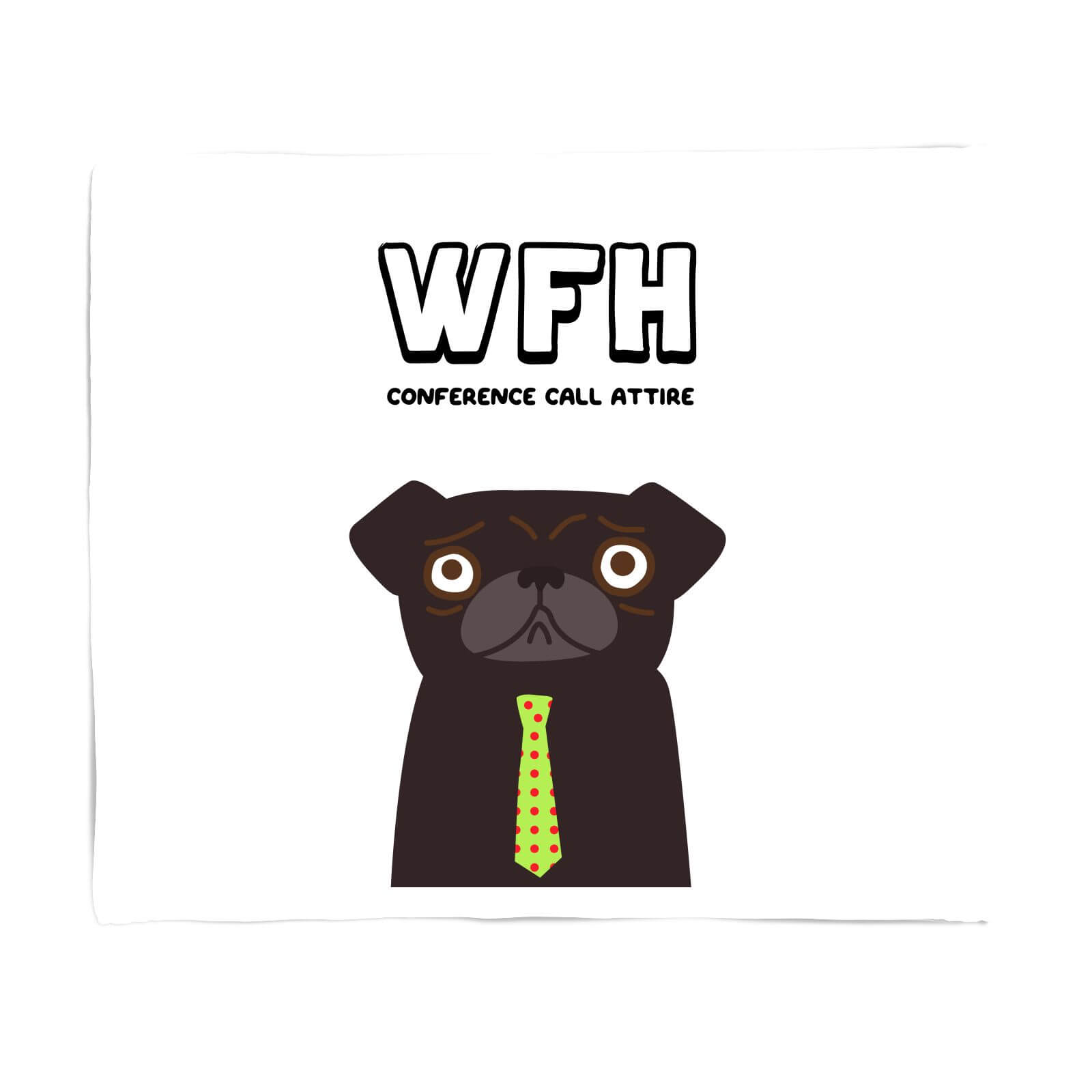 WFH Conference Call Attire Fleece Blanket - S