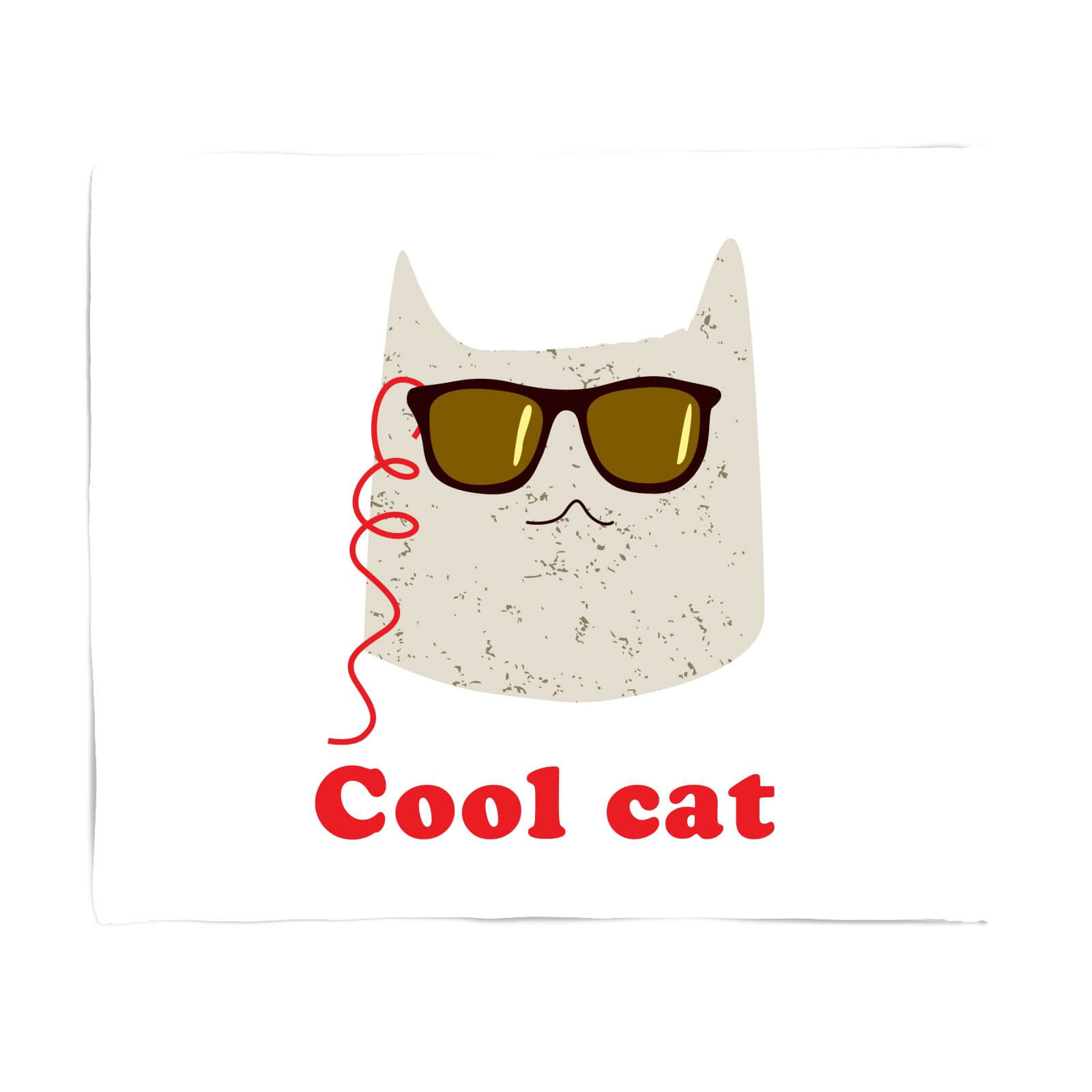 Cool Cat Fleece Blanket - S