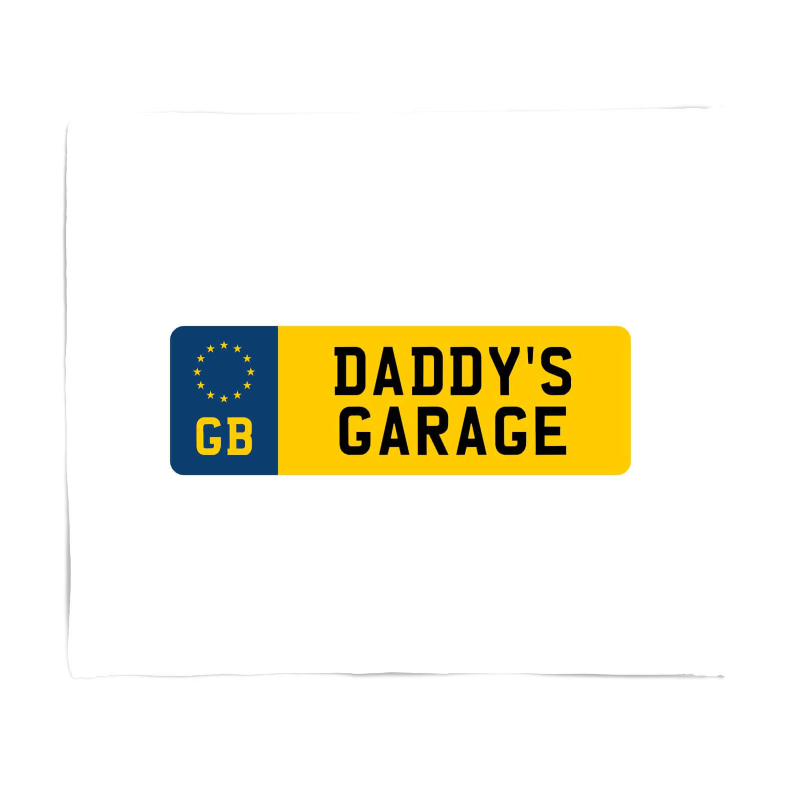 Daddy's Garage Fleece Blanket - S