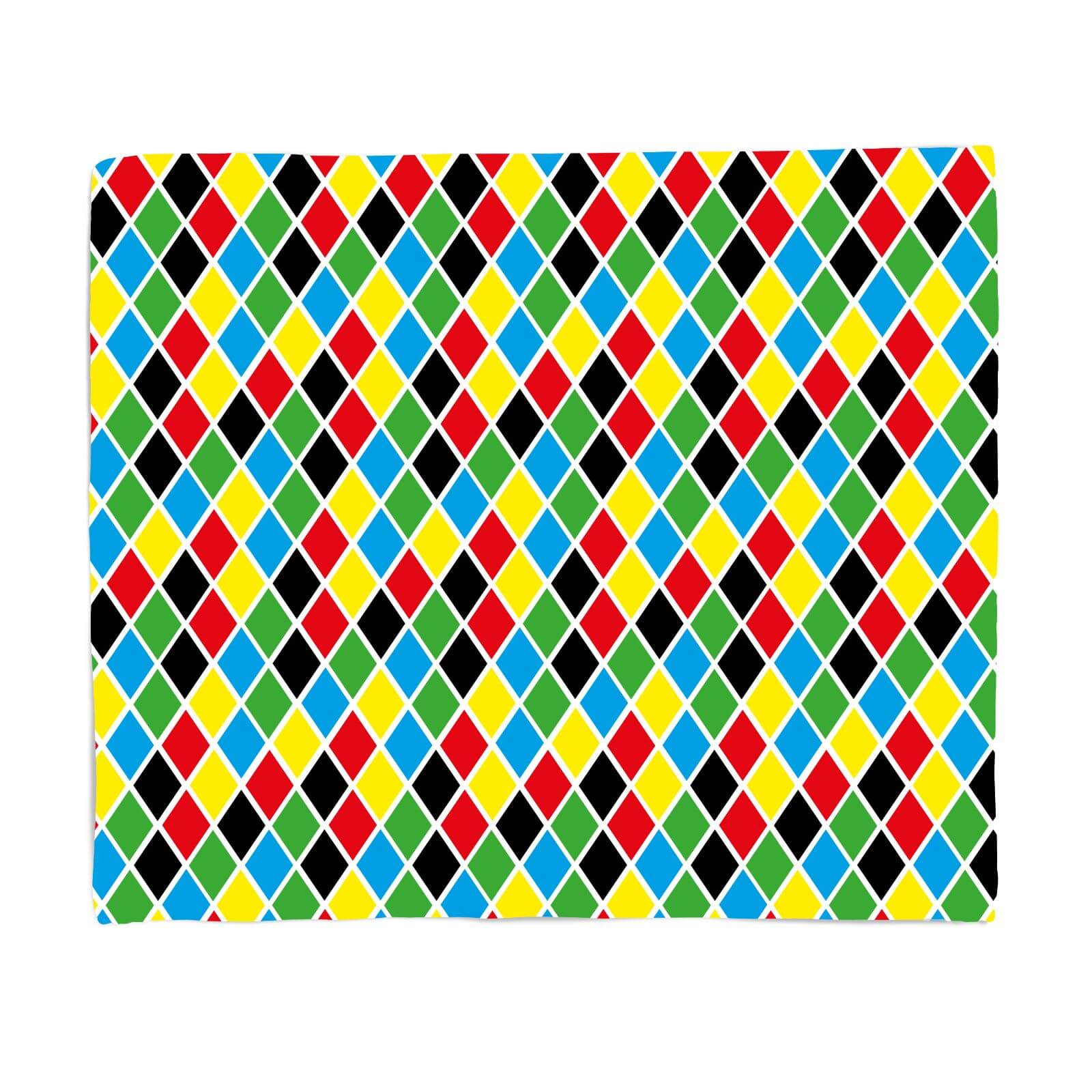 Clown Pattern Fleece Blanket - S