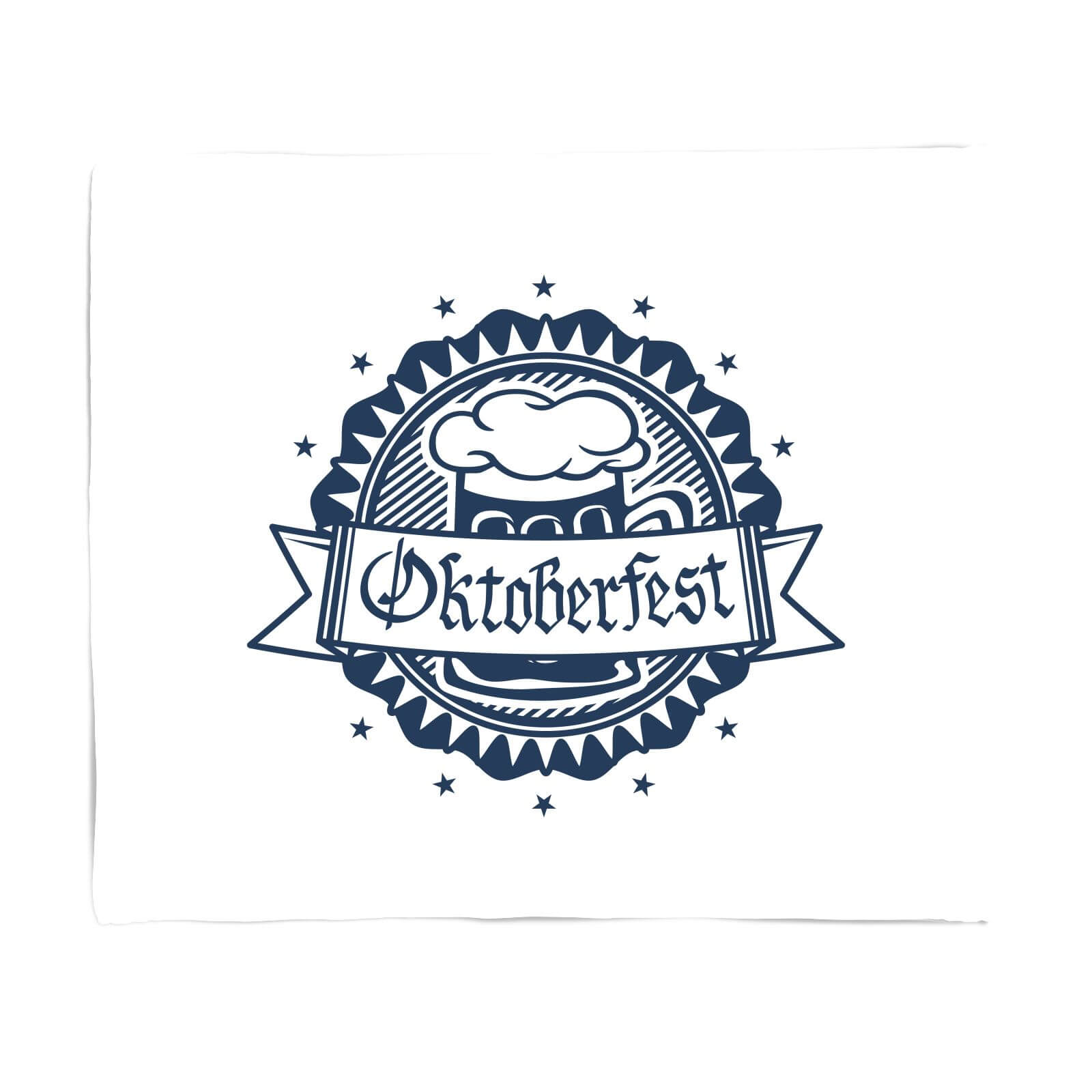 Oktoberfest Badge Fleece Blanket - S