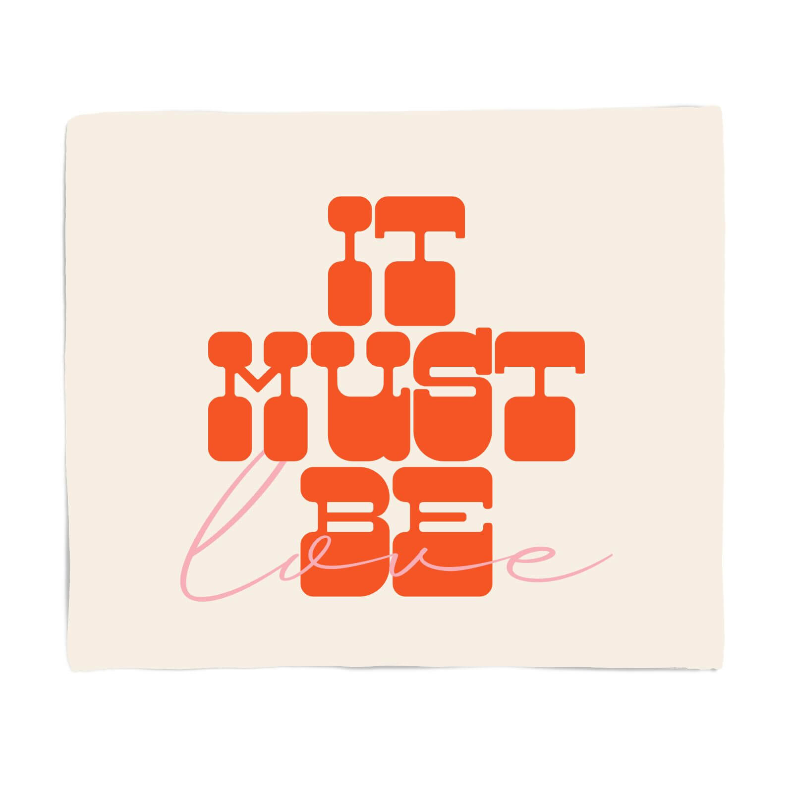 It Must Be Love Fleece Blanket - S