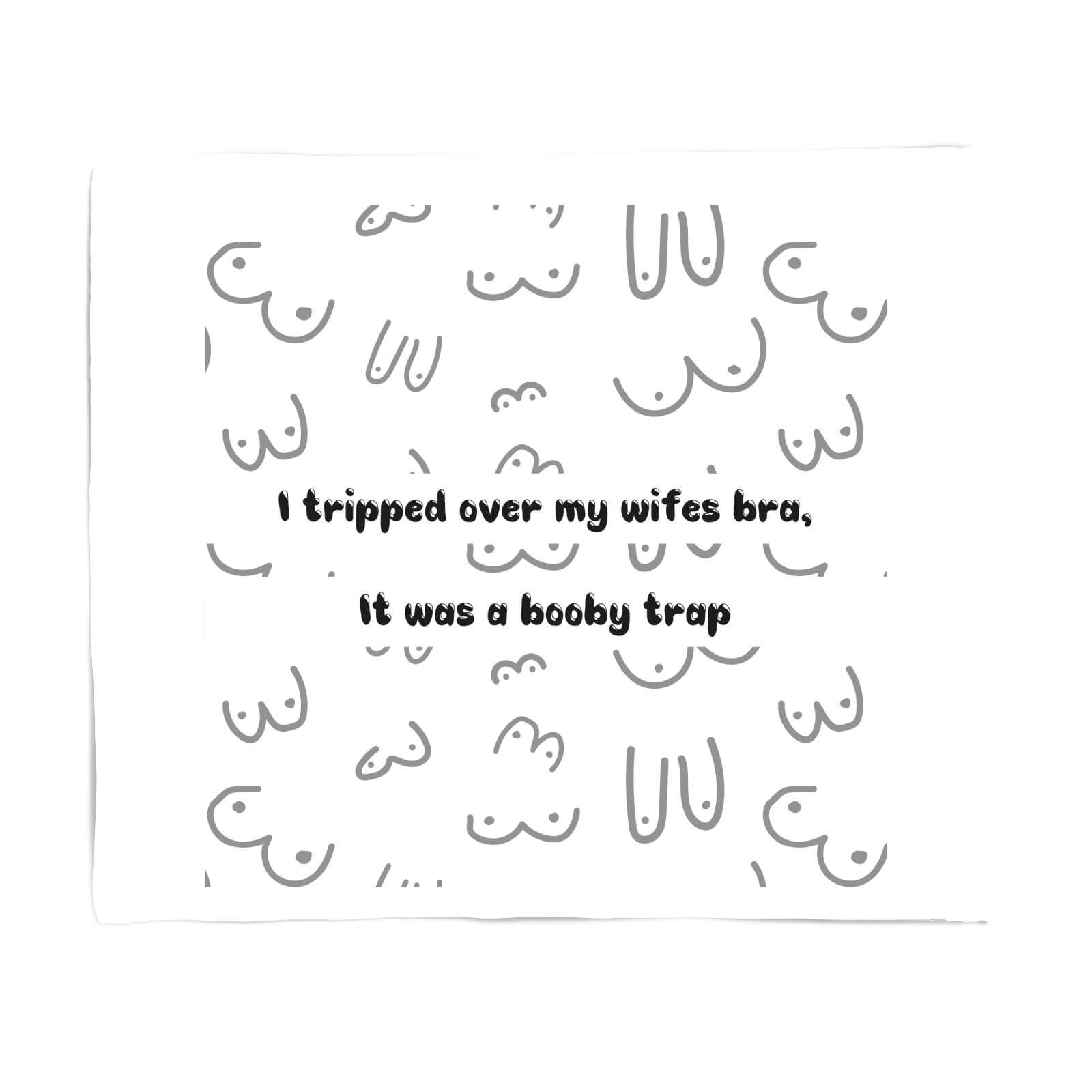Booby Trap Joke Fleece Blanket - S