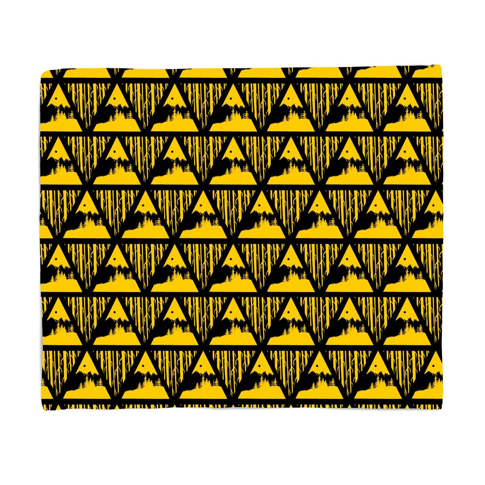 Lost In The Golden Woods Fleece Blanket - S