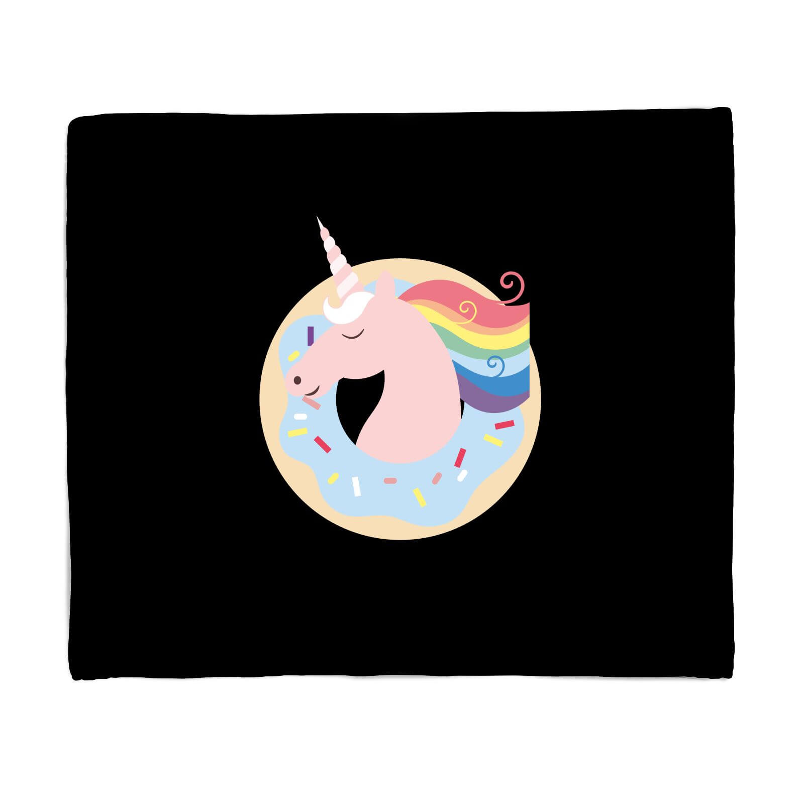 Donut Unicorn Fleece Blanket - S