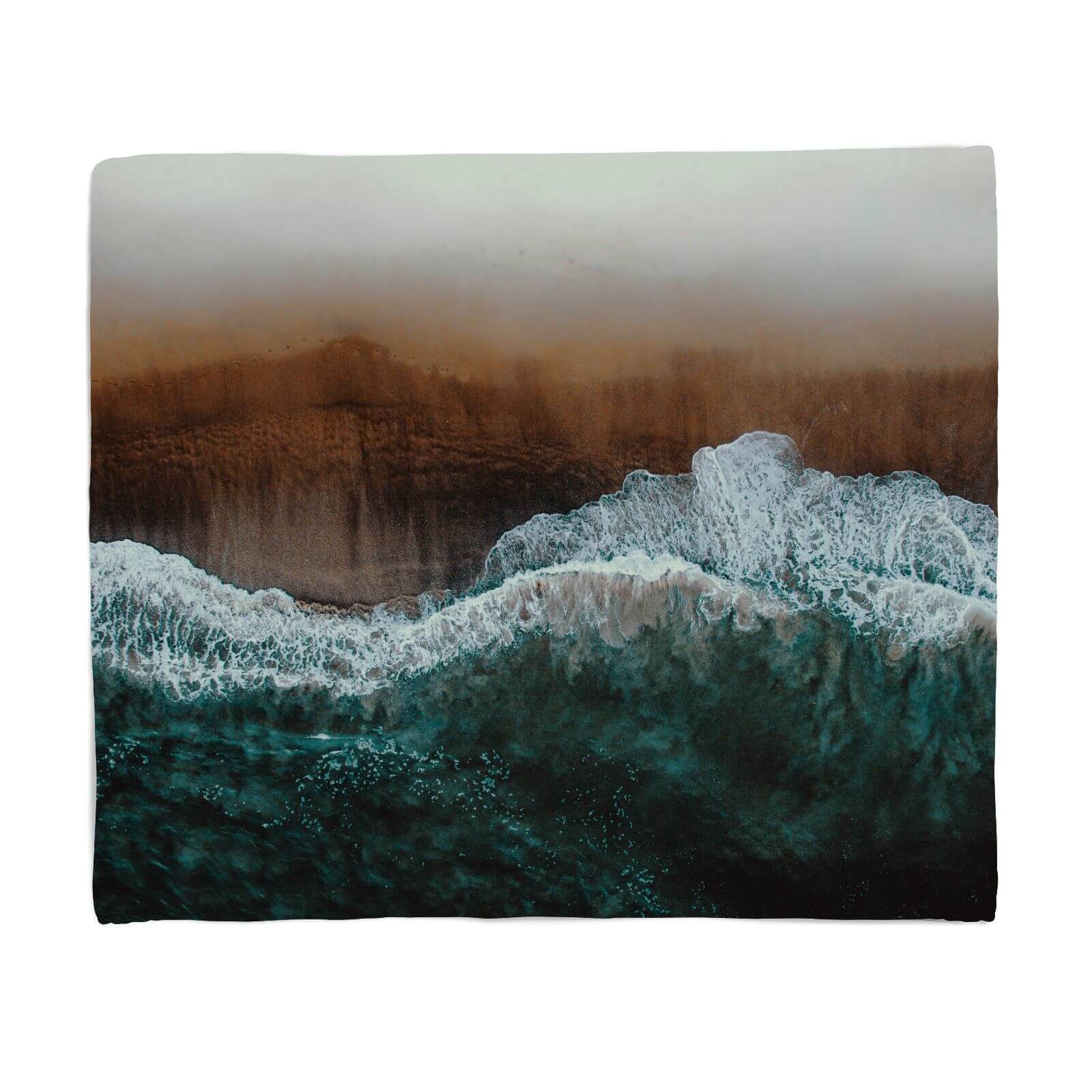 Moody Ocean Fleece Blanket - S