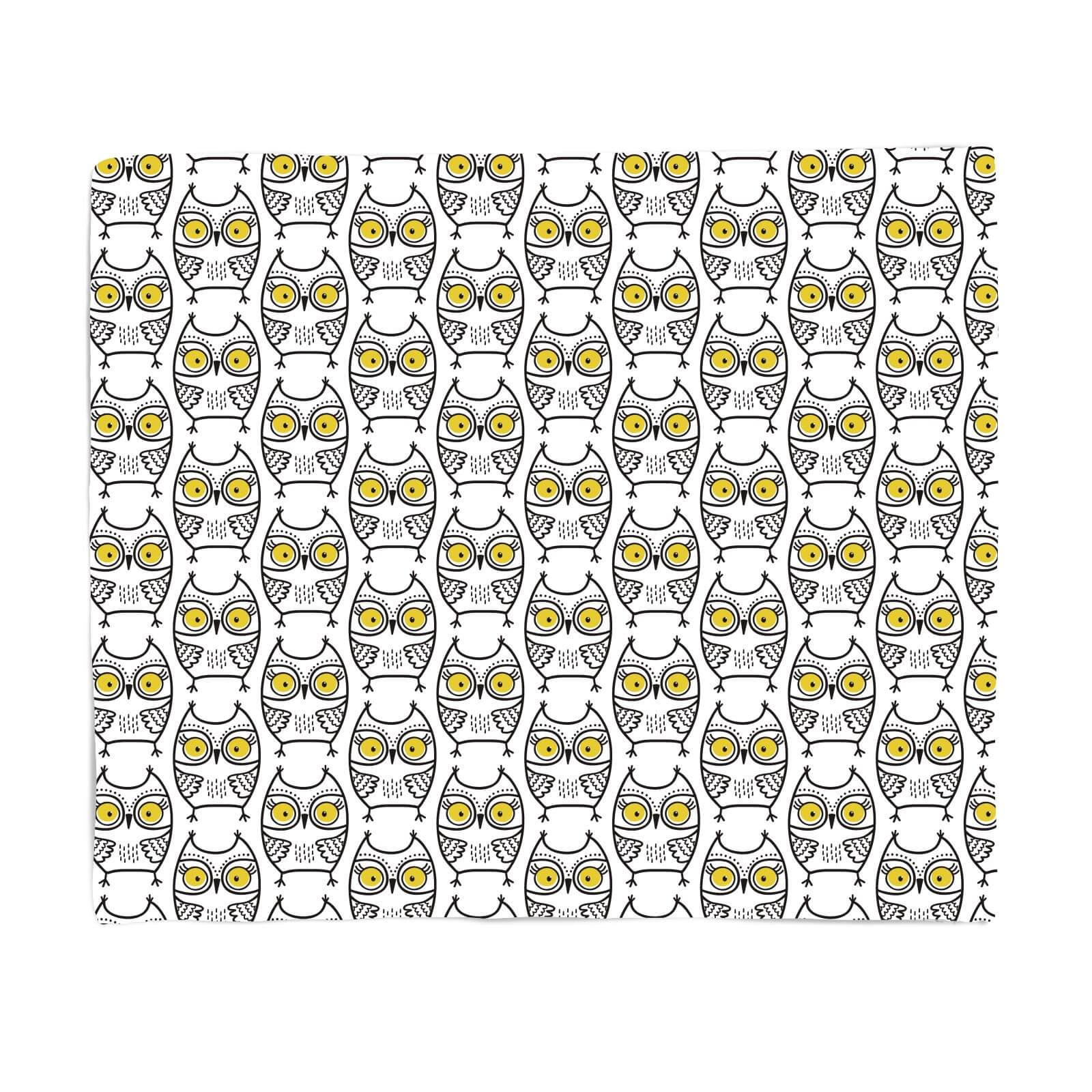 Shocked Owl Fleece Blanket - S