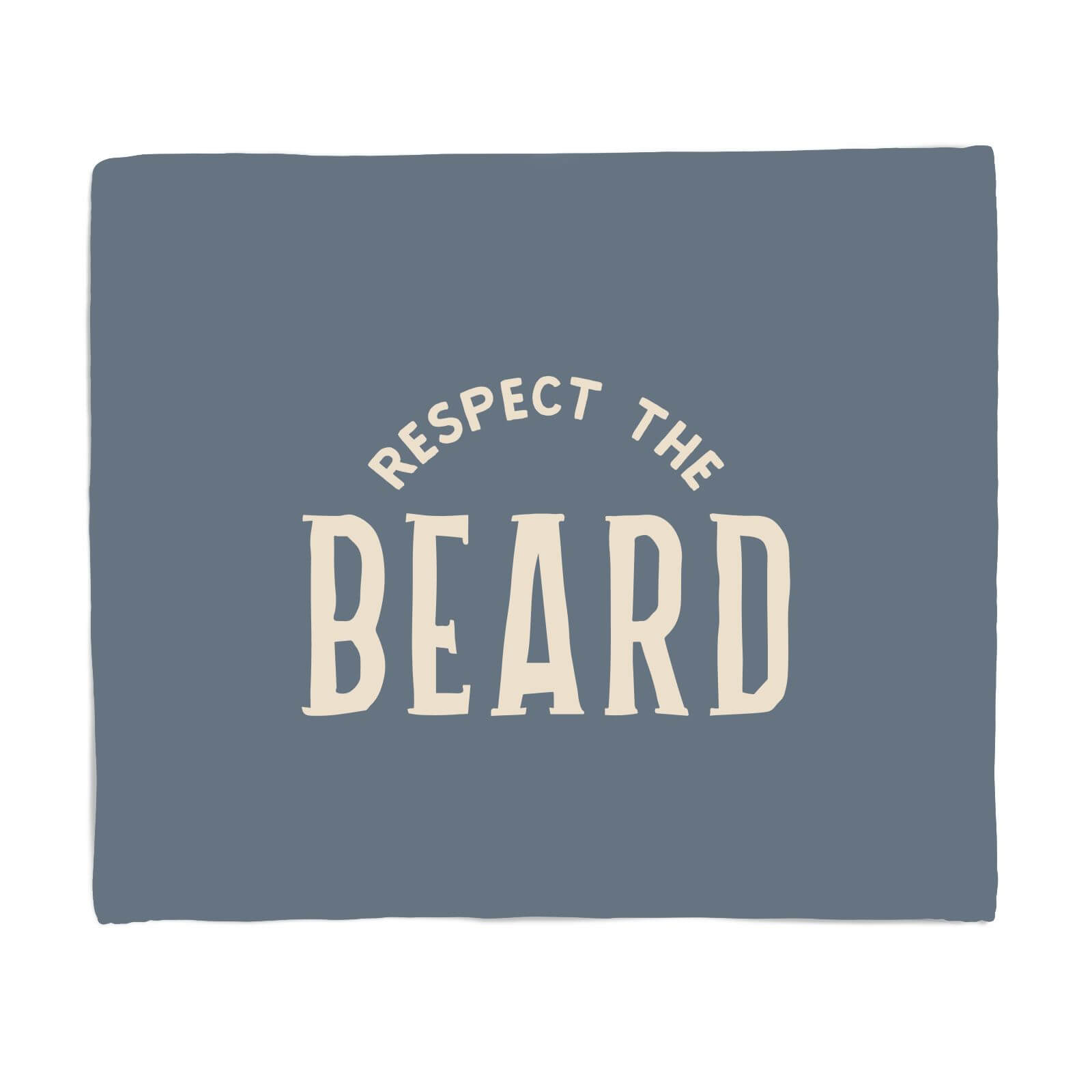 Respect The Beard Fleece Blanket - S