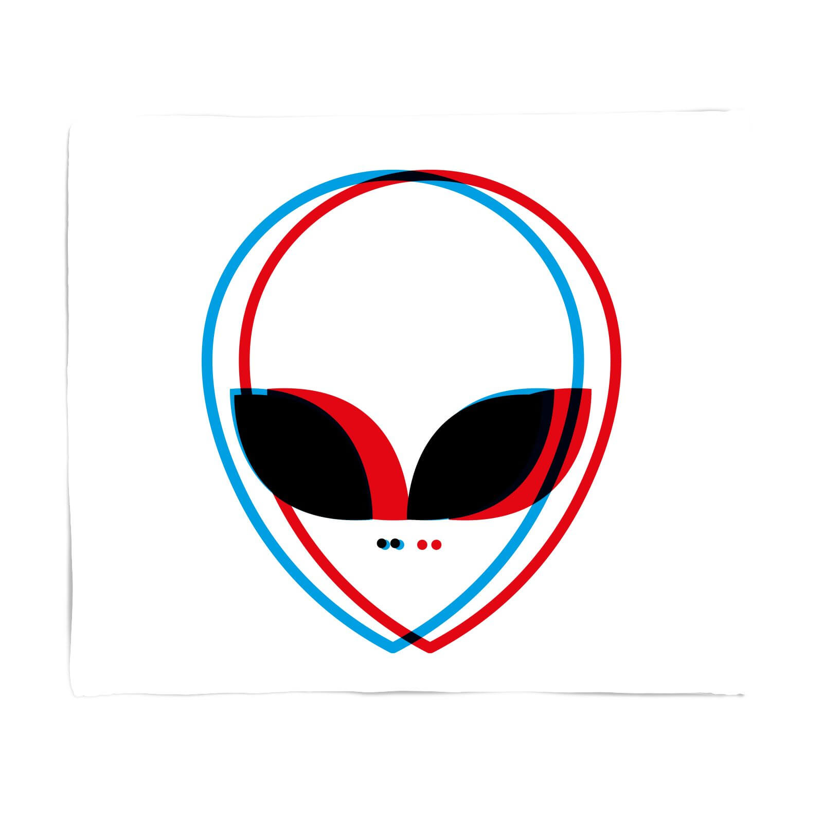 Trippy Alien Fleece Blanket - S
