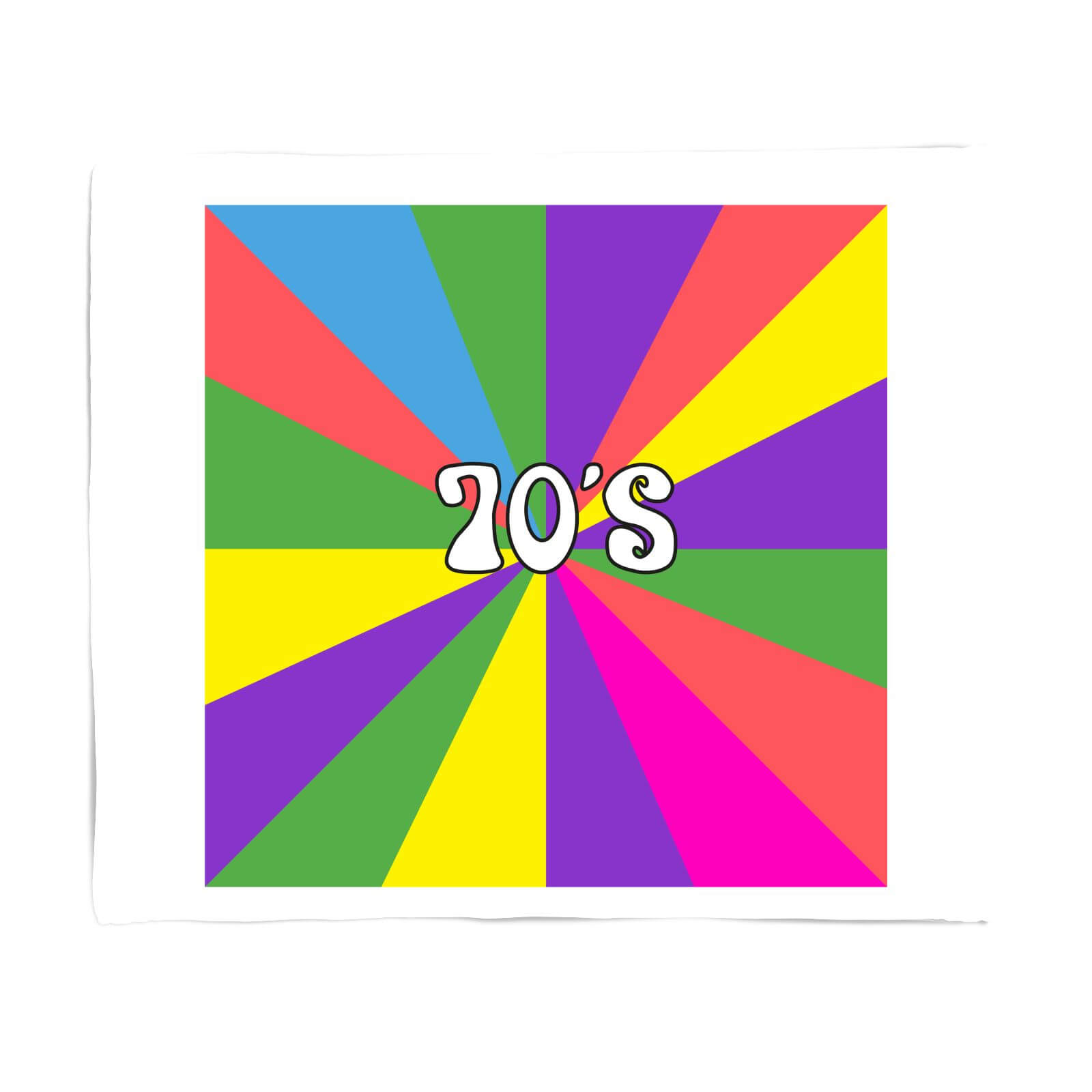 70s Colours Fleece Blanket - S
