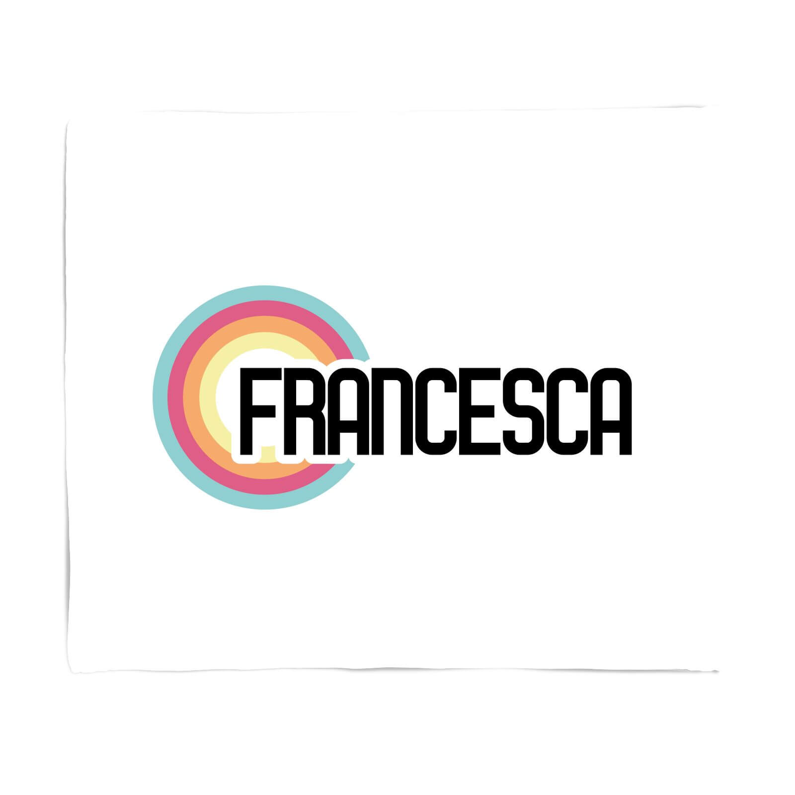 Francesca Rainbow Fleece Blanket - S