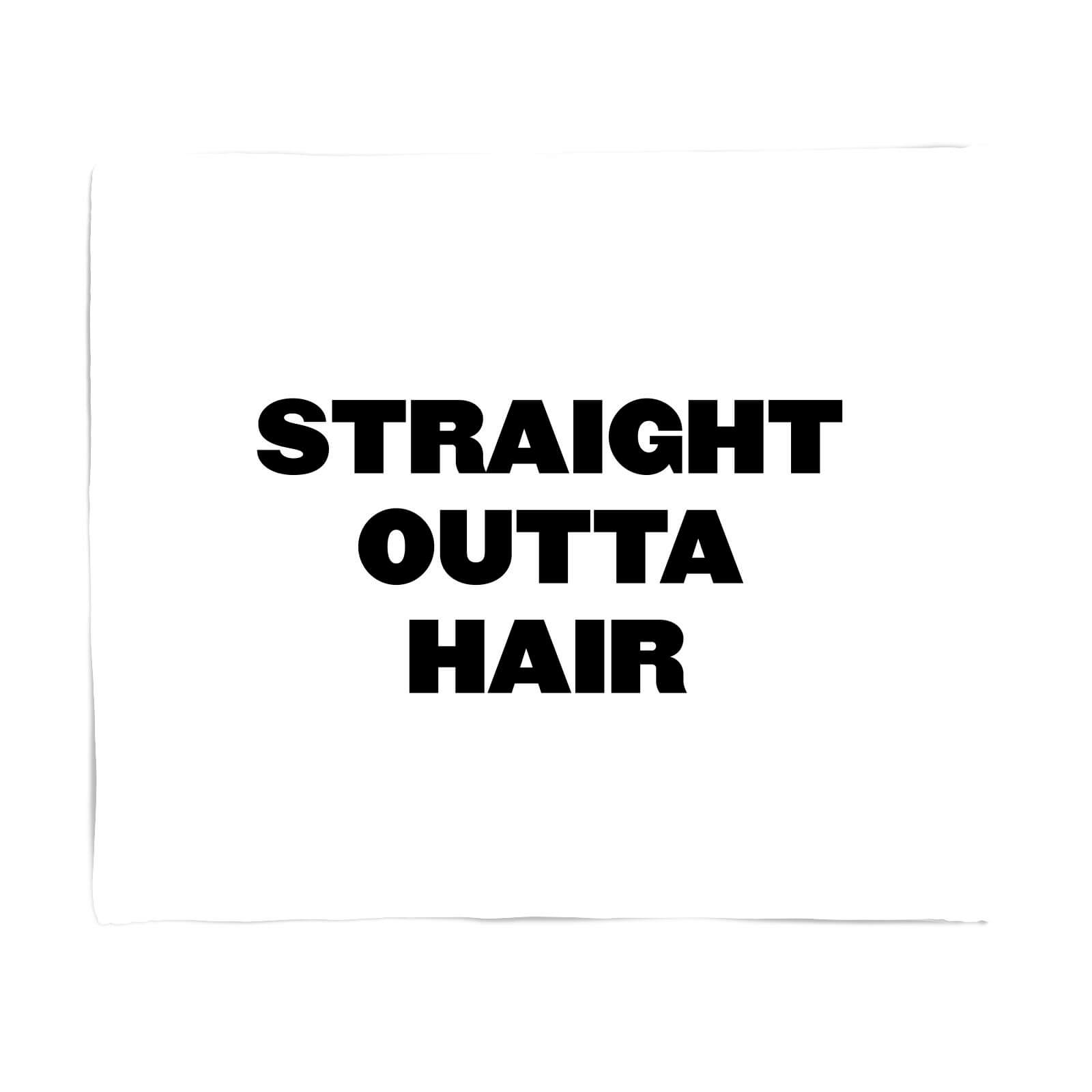 Straight Outta Hair Fleece Blanket - S