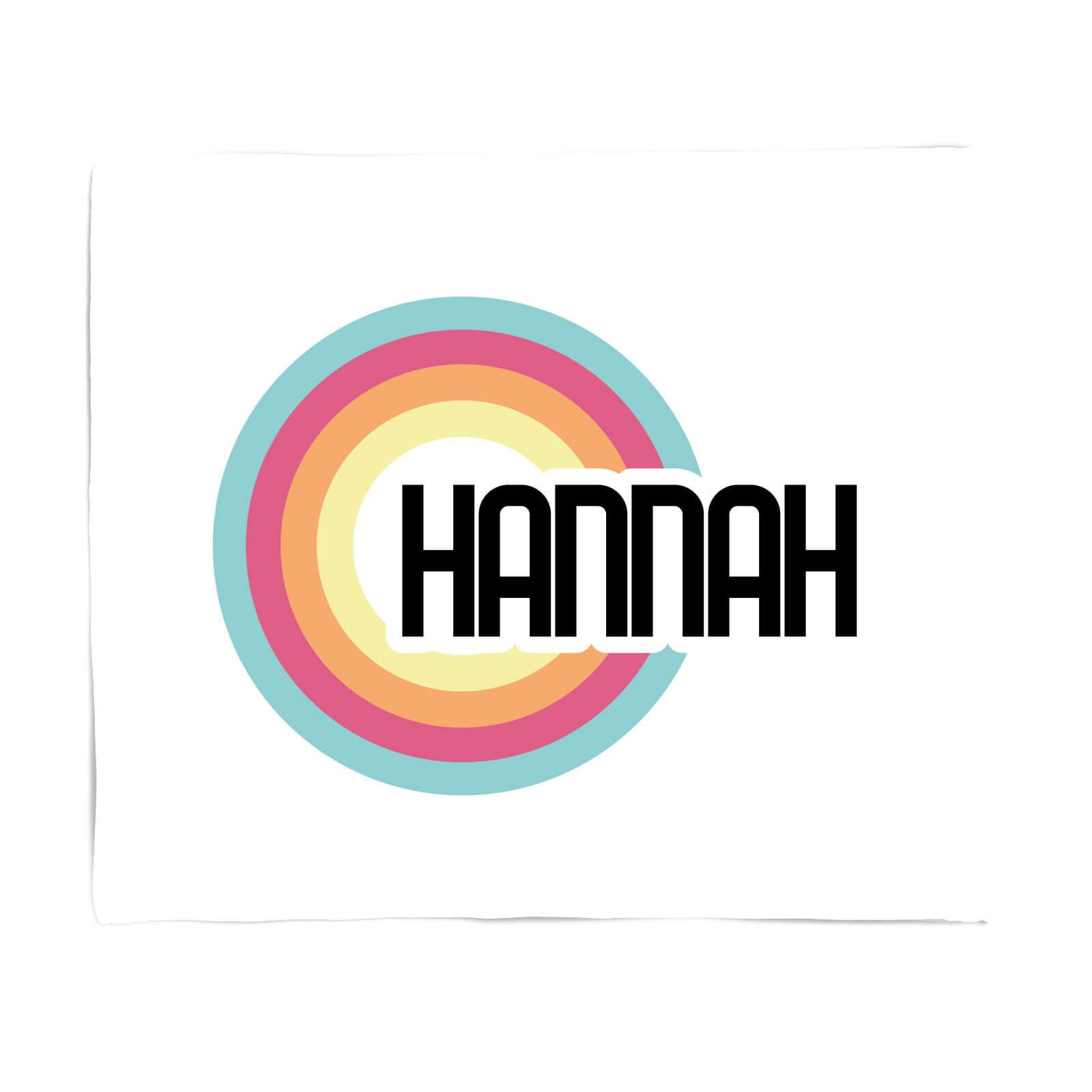 Hannah Rainbow Fleece Blanket - S
