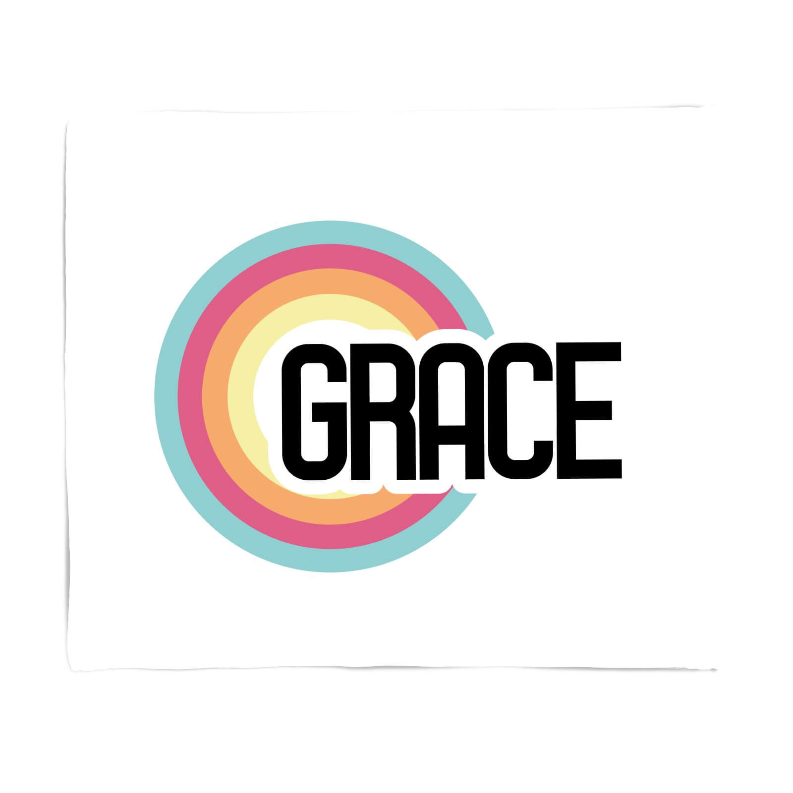 Grace Rainbow Fleece Blanket - S