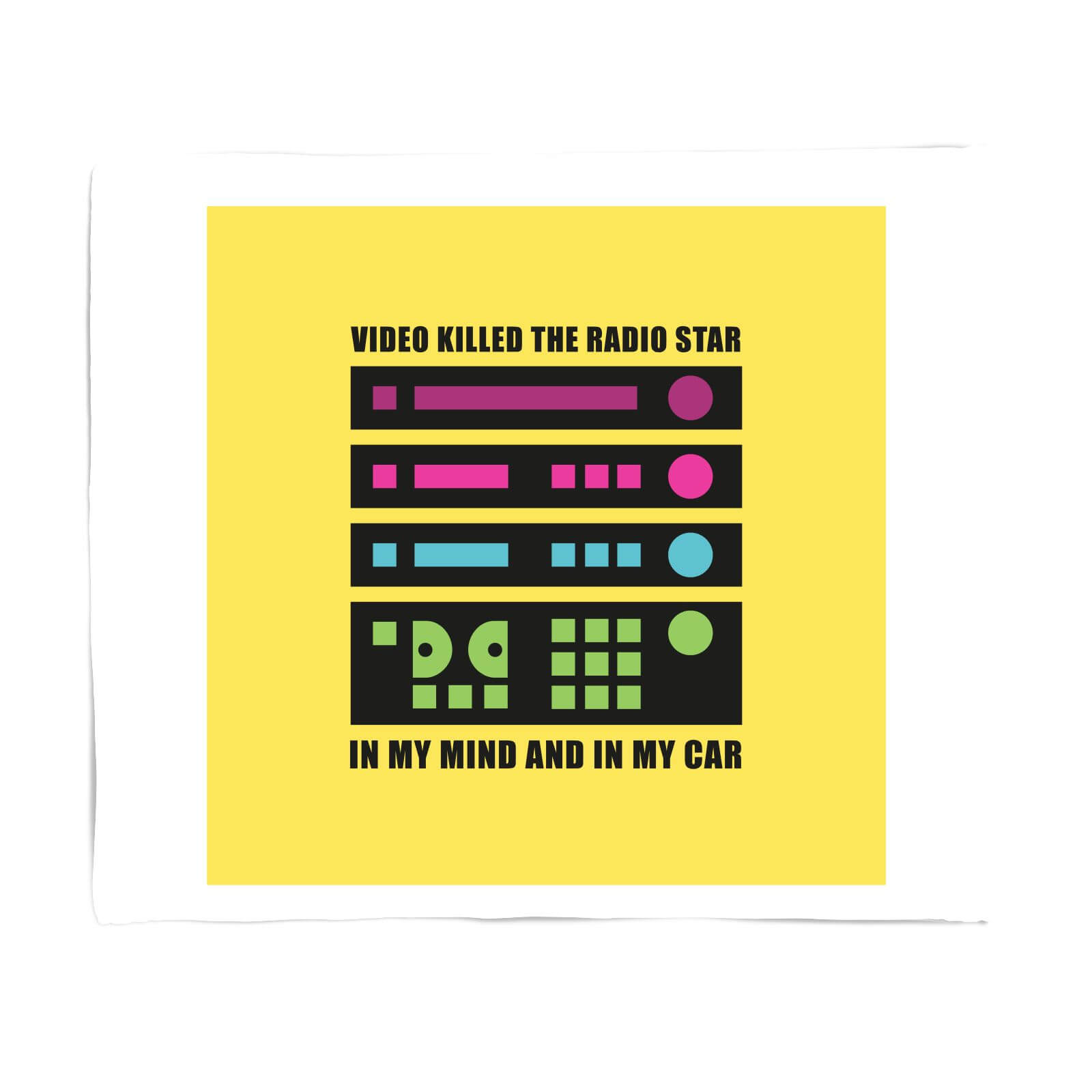 Video Killed The Radio Star Fleece Blanket - S