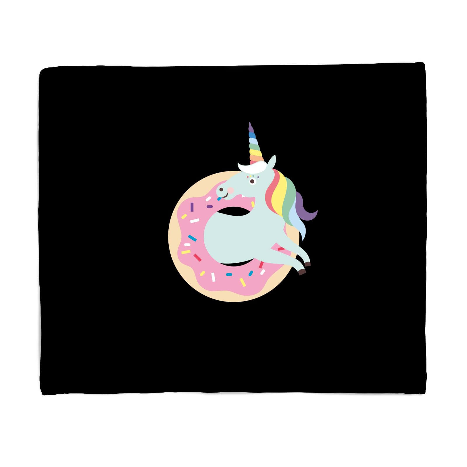 Donut Ever Give Up Fleece Blanket - S