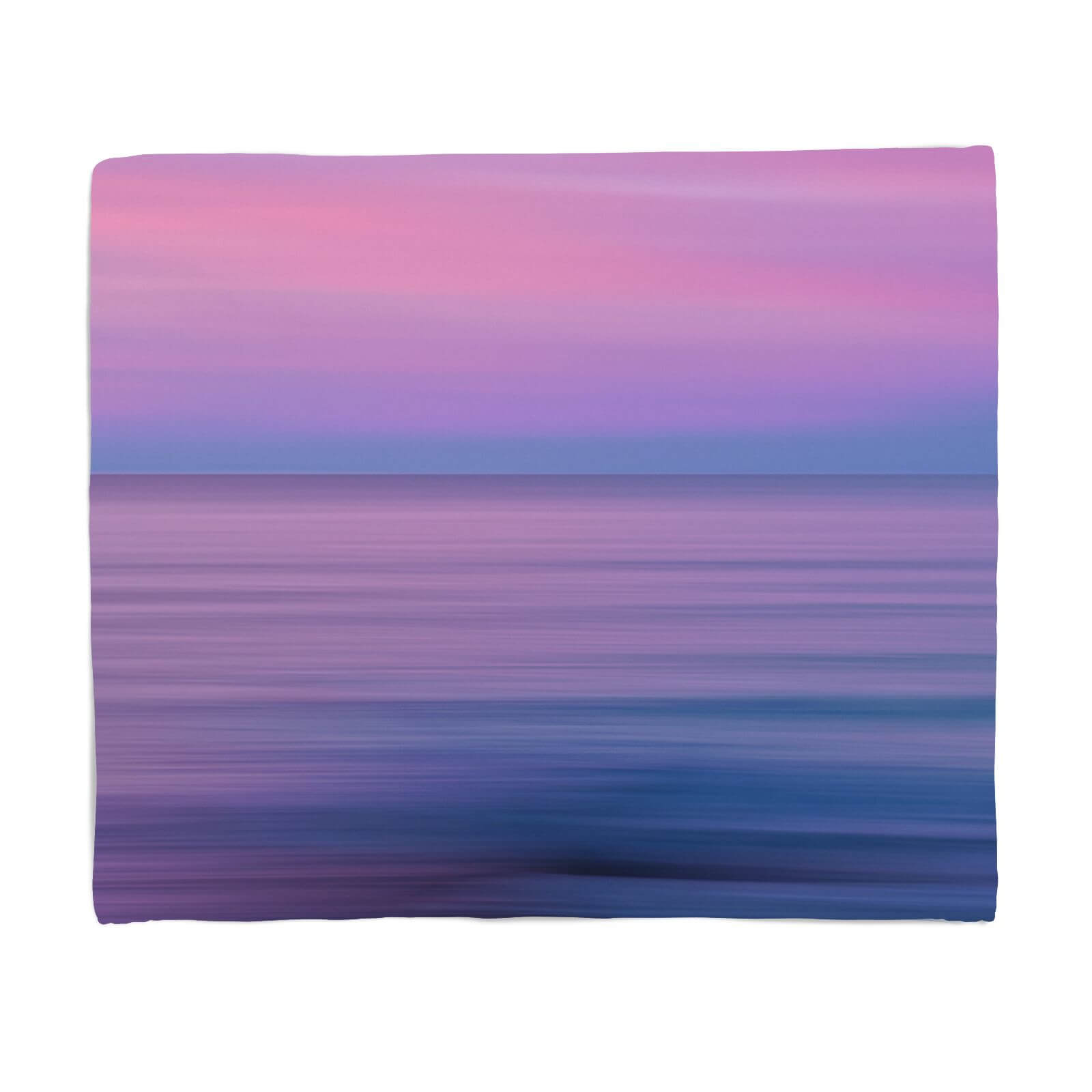 Sunset Purple Tones Fleece Blanket - S