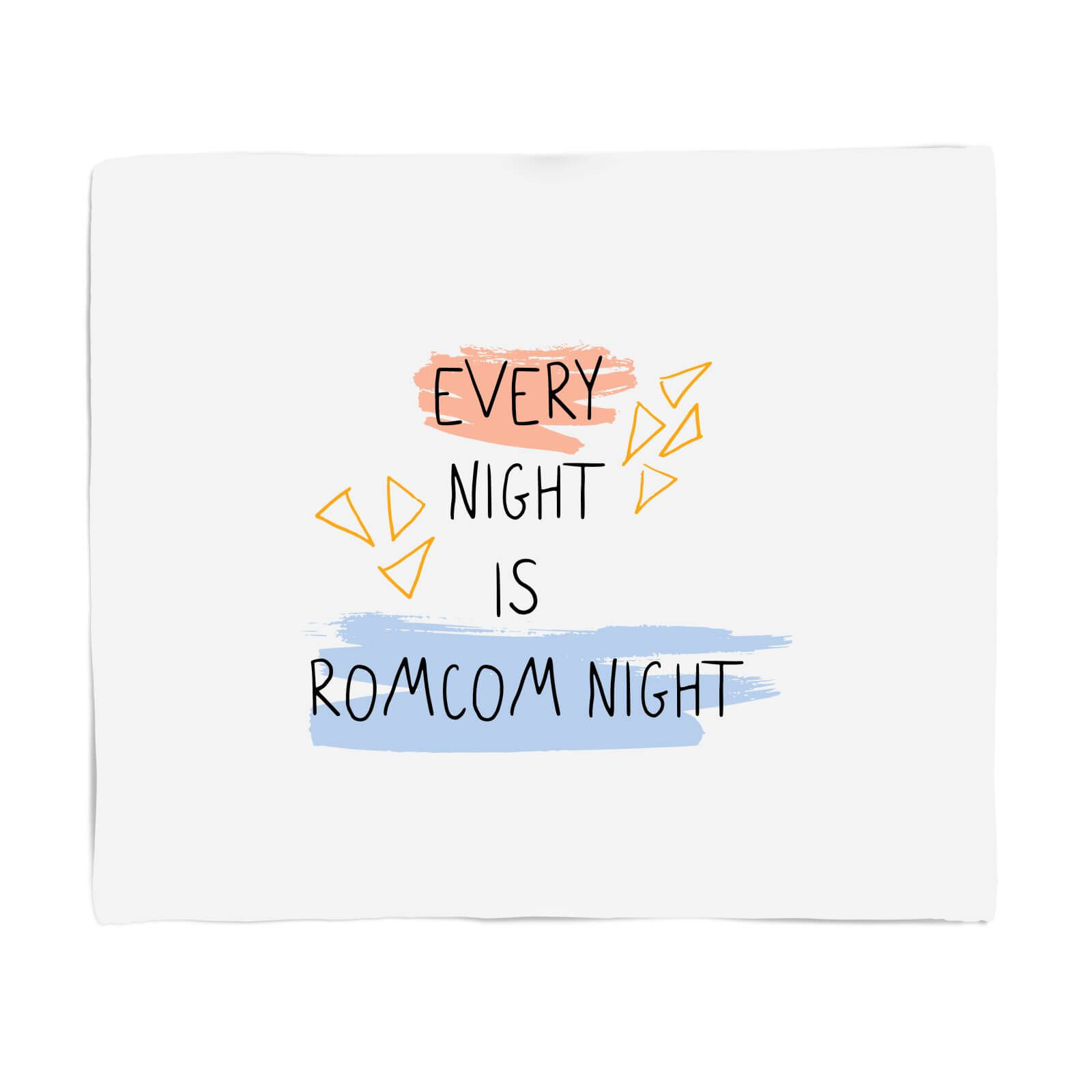 Every Night Is Romcom Night Fleece Blanket - S