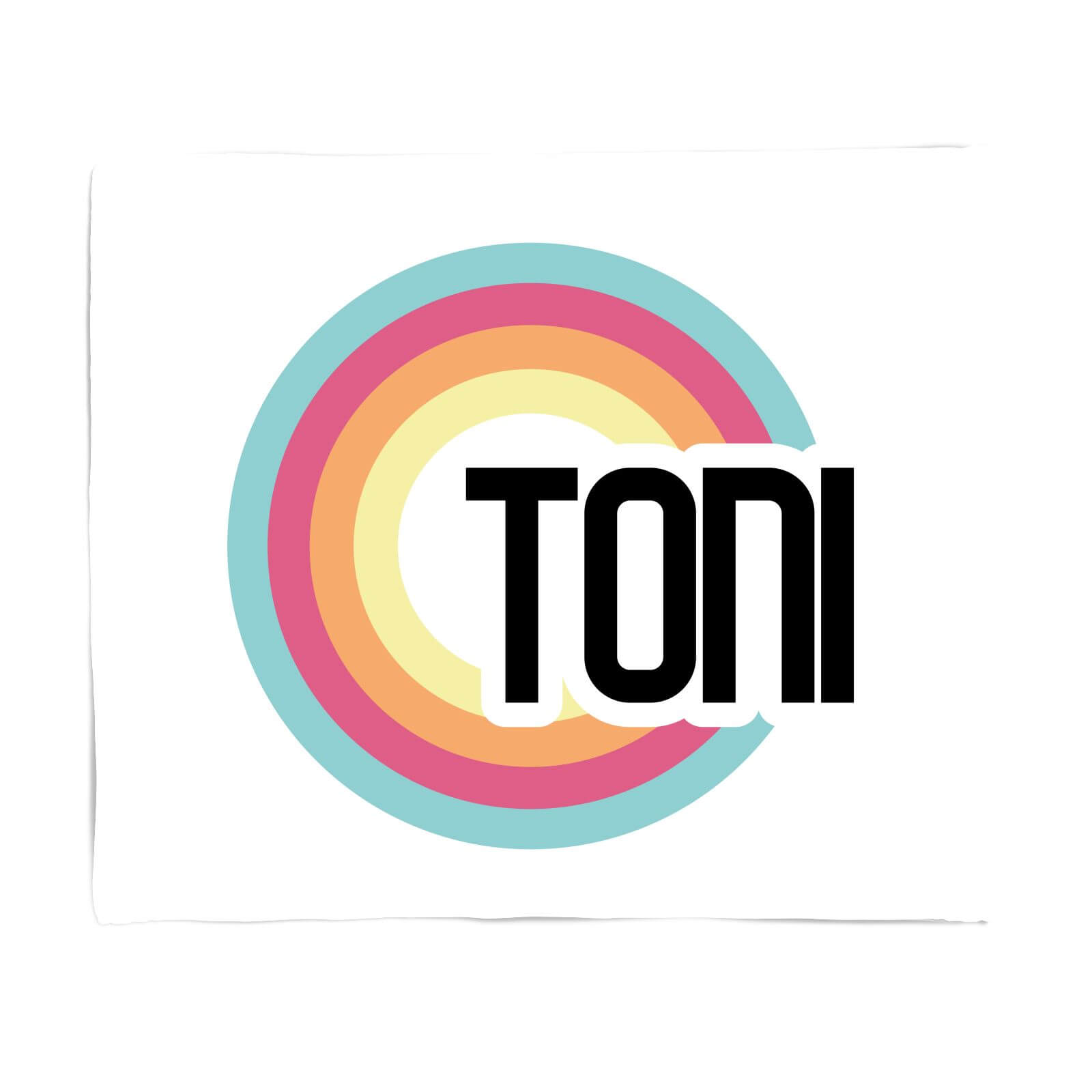 Toni Rainbow Fleece Blanket - S