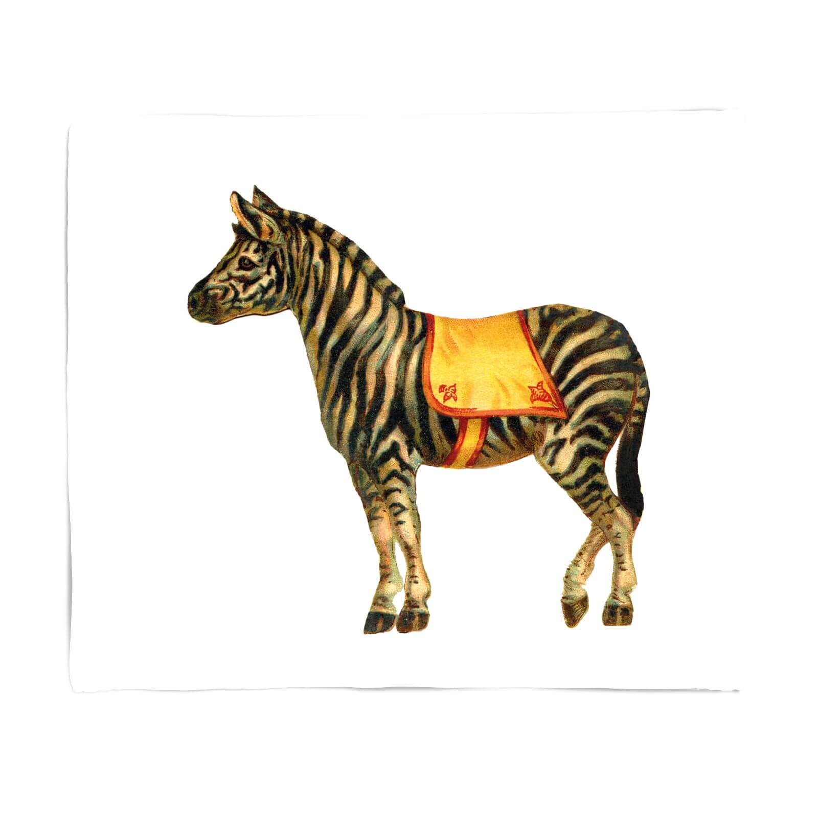 Circus Zebra Fleece Blanket - S