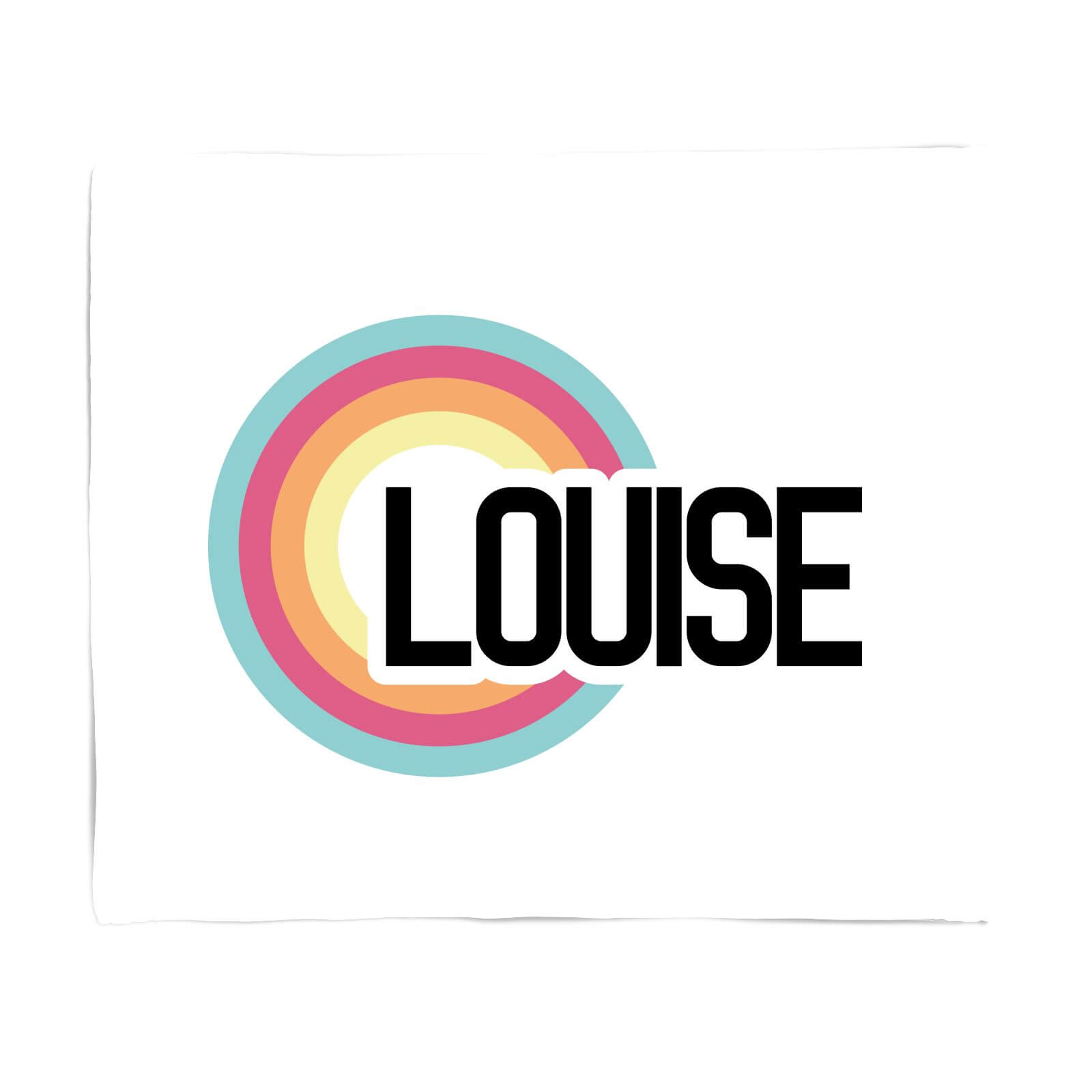 Louise Rainbow Fleece Blanket - S