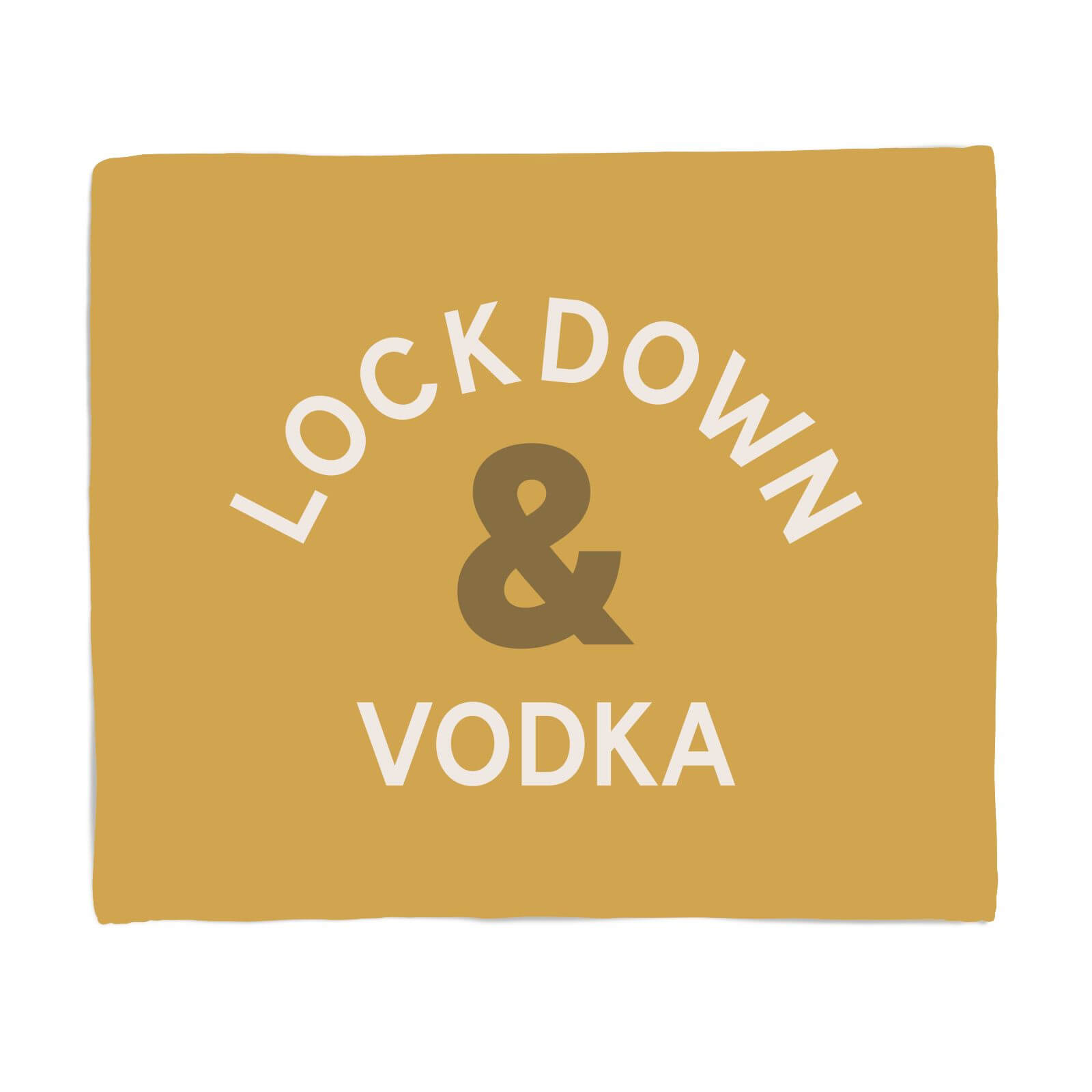 Lockdown & Vodka Fleece Blanket - S