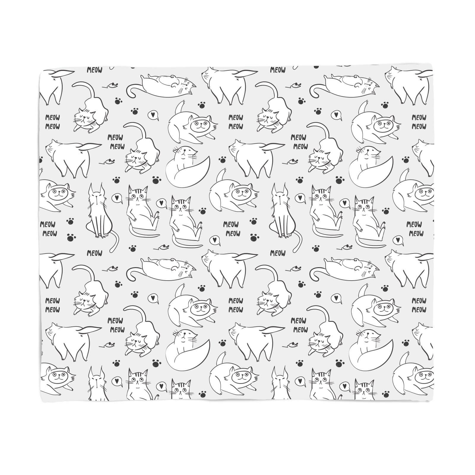 Kitty Cat Fleece Blanket - S