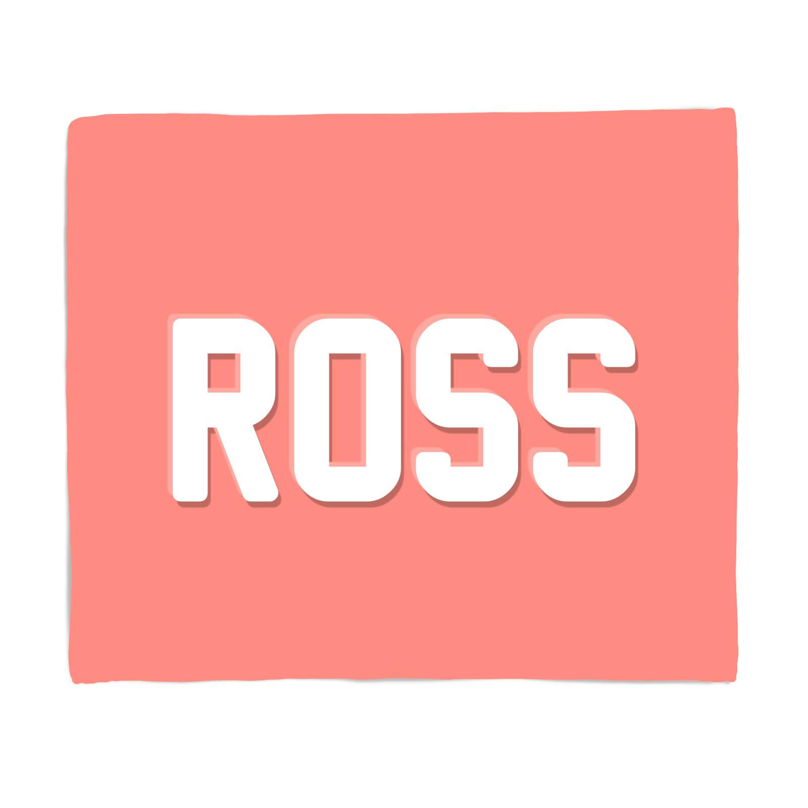 Embossed Ross Fleece Blanket - S